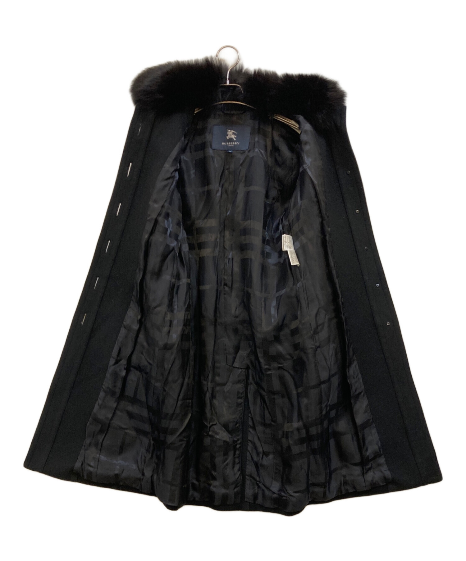 バーバリーロンドン　ファーコート38 Mサイズ 中古・古着通販】BURBERRY LONDON (バーバリーロンドン) フォックス