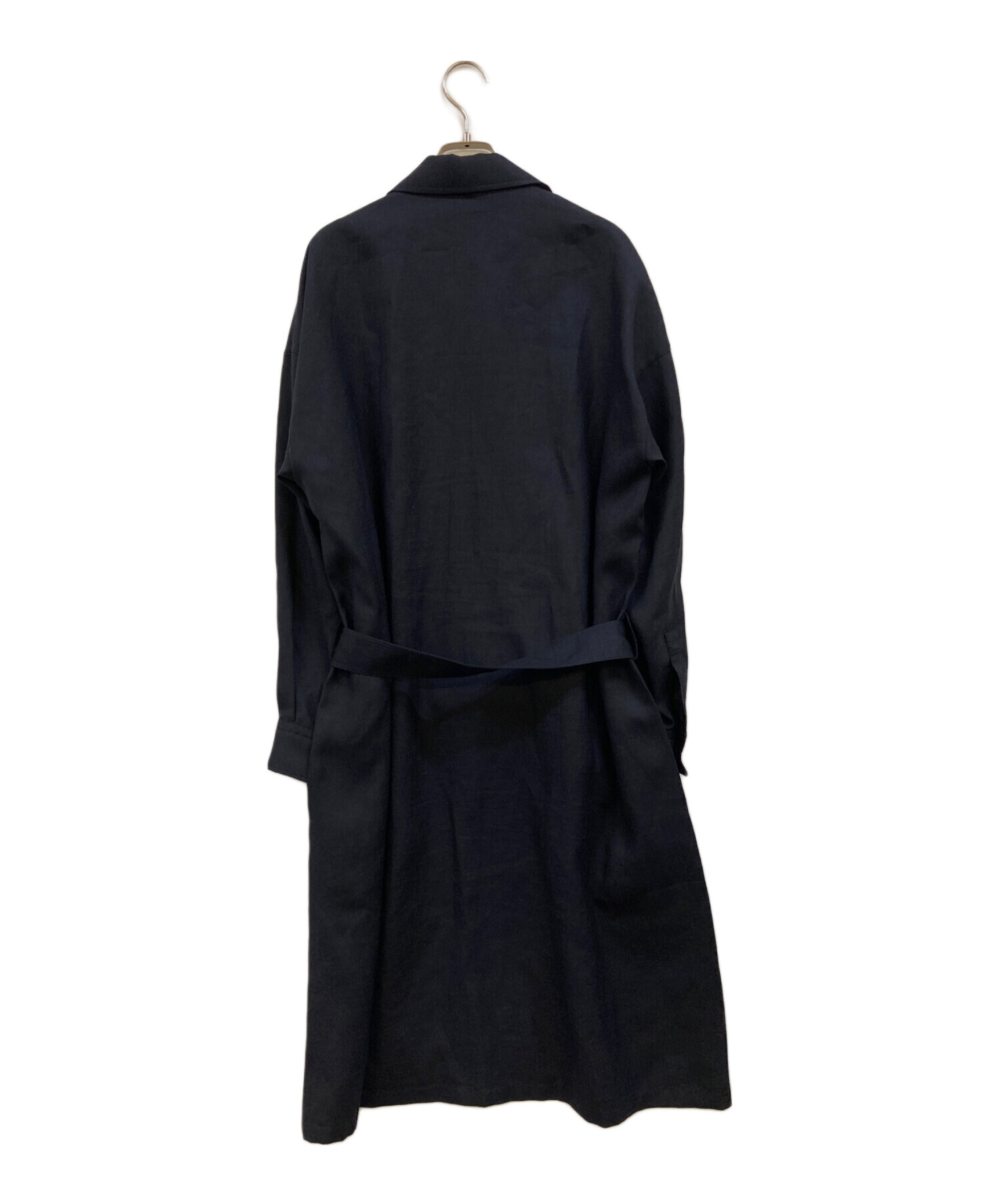 中古・古着通販】THE RERACS (ザ リラクス) open-collar shirt coat 中古・古着通販】THE RERACS (ザ リラクス) open-collar shirt coat