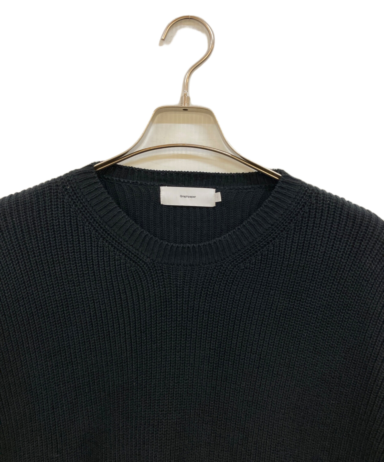 中古・古着通販】Graphpaper (グラフペーパー) Suvin Loose Rib Crew 