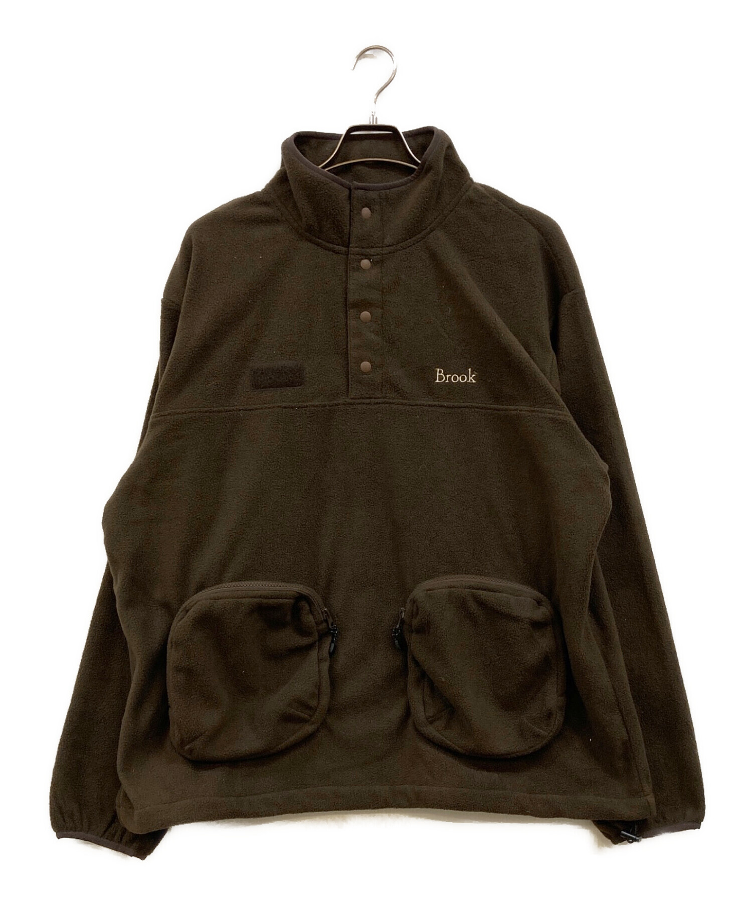 【新品未使用品】Brook Zip Blouson ブラウン 中古・古着通販】BROOK (ブルック) フリースジャケット ブラウン