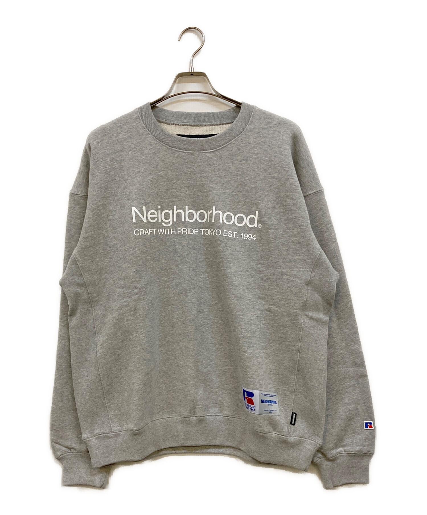 Russell スウェット グレー L size 中古・古着通販】RUSSELL ATHLETIC (ラッセルアスレチック