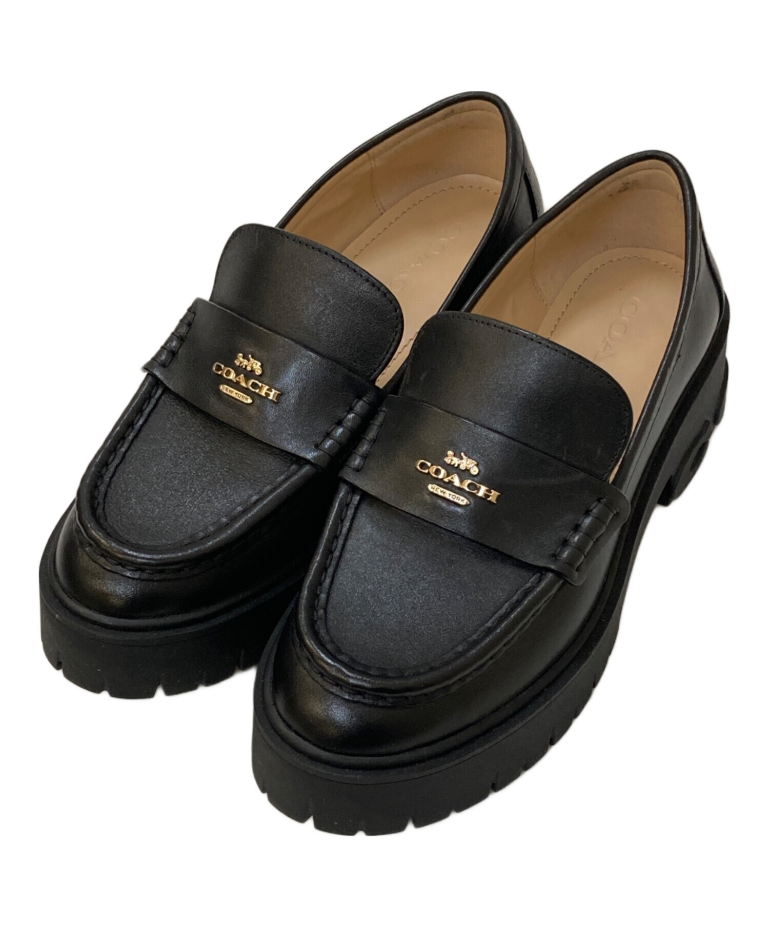 中古・古着通販】COACH (コーチ) ラギットソールルーシーローファー