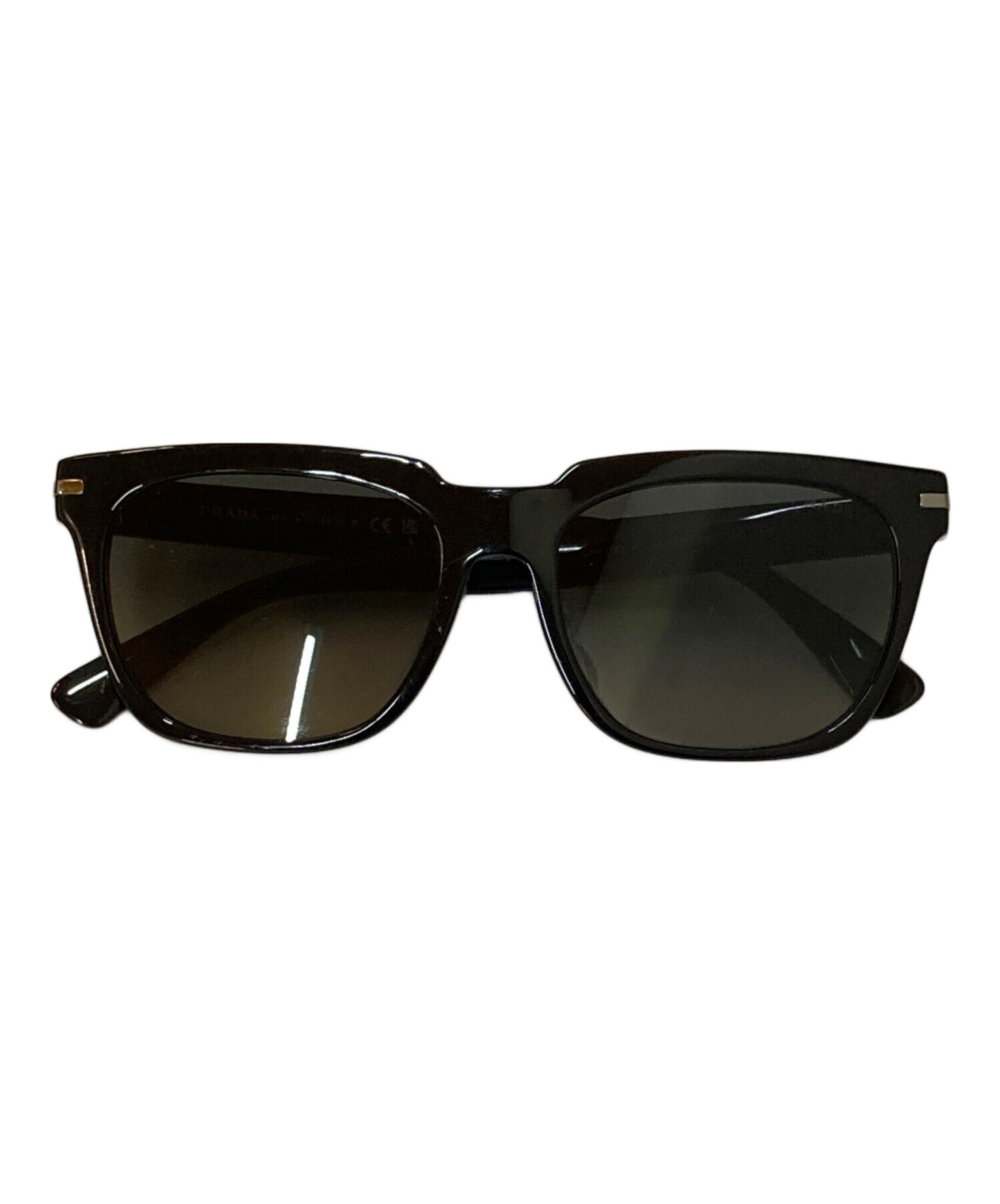 中古・古着通販】PRADA (プラダ) カラーレンズサングラス ブラック 