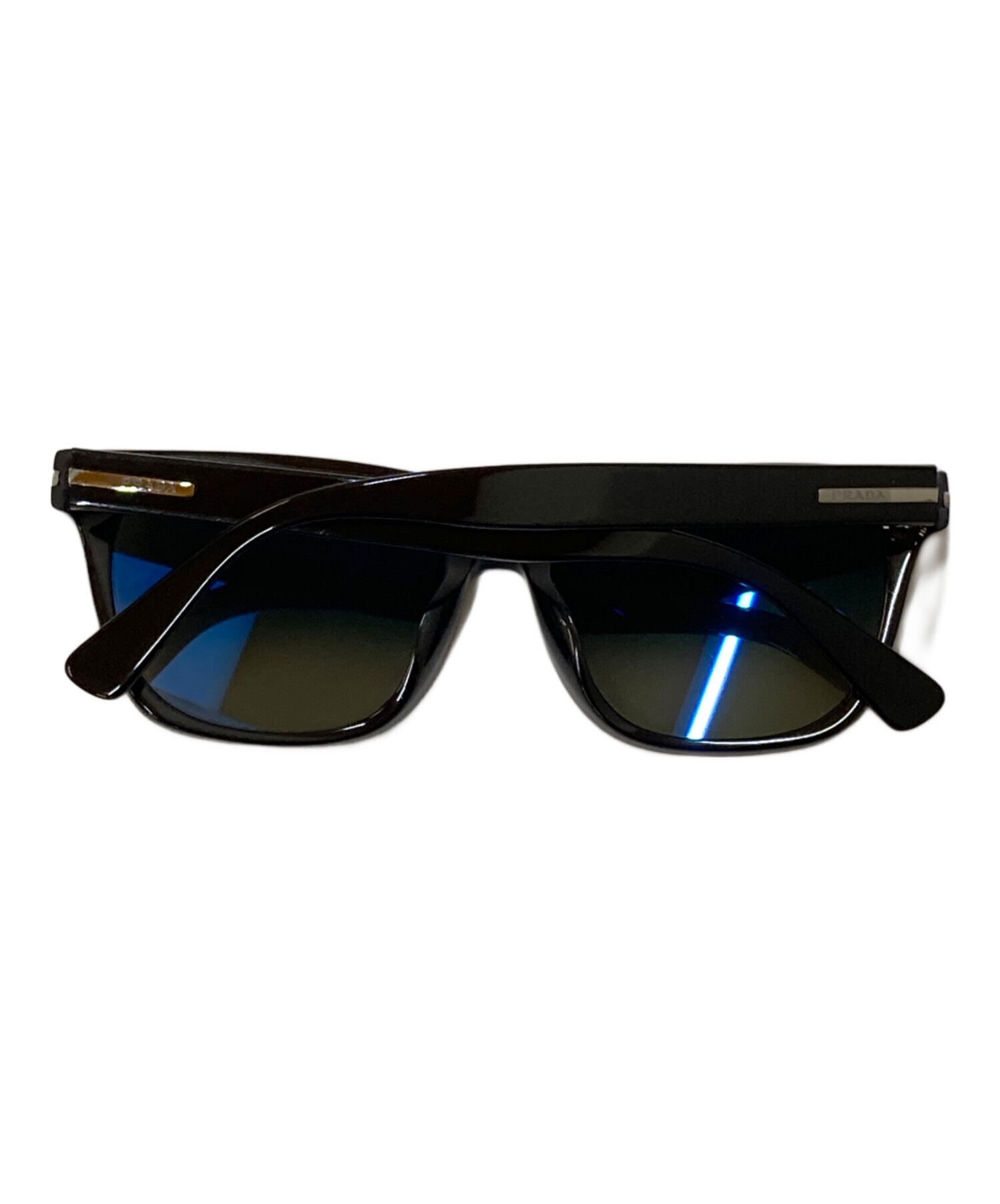 中古・古着通販】PRADA (プラダ) カラーレンズサングラス ブラック 