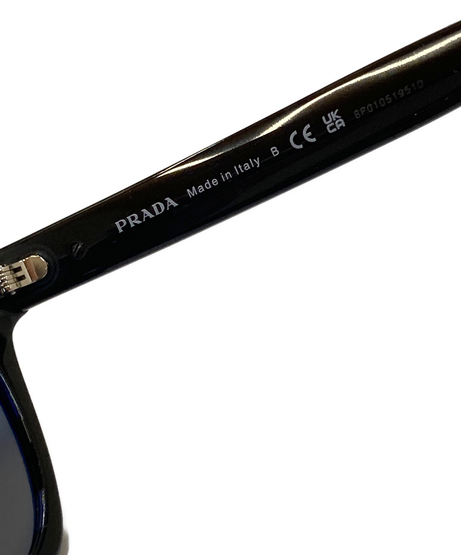 中古・古着通販】PRADA (プラダ) カラーレンズサングラス ブラック 