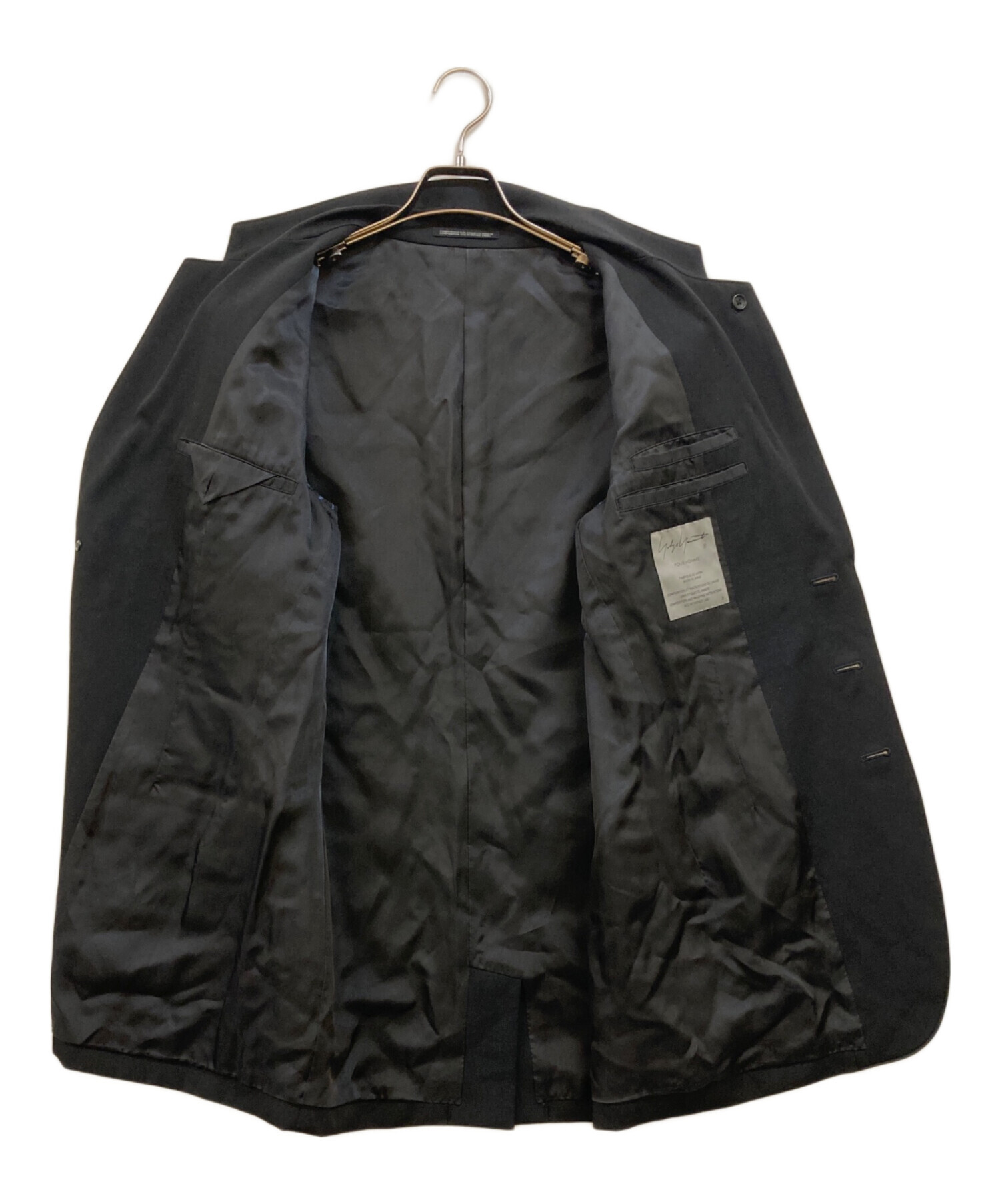 ヨウジヤマモトプールオム　左二重ラペル3BJK yohji yamamoto - pour homme 左二重ラペル3BJK / HJ-J27-100 | ALUBUS