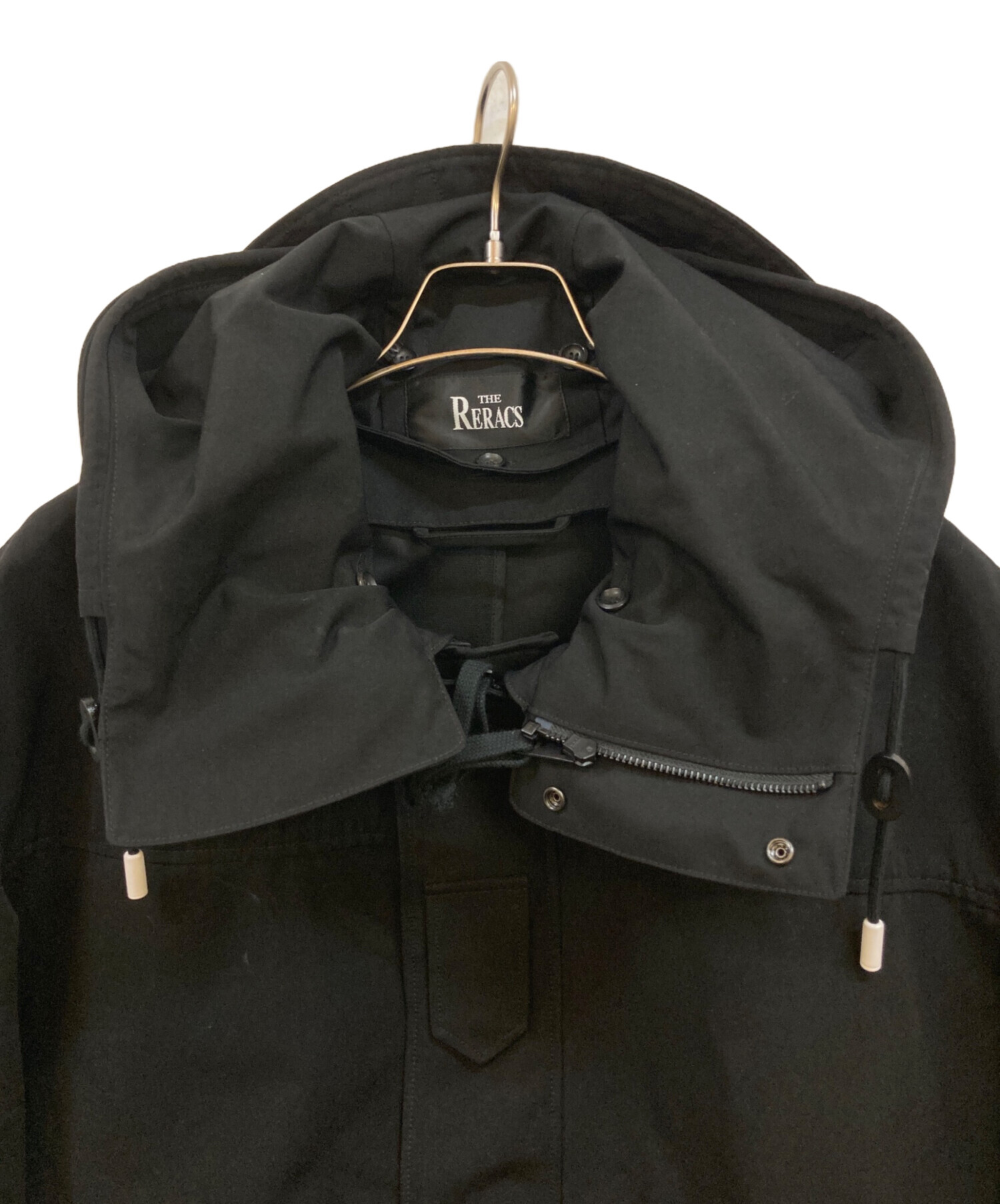 中古・古着通販】THE RERACS (ザ リラクス) フードブルゾン ブラック