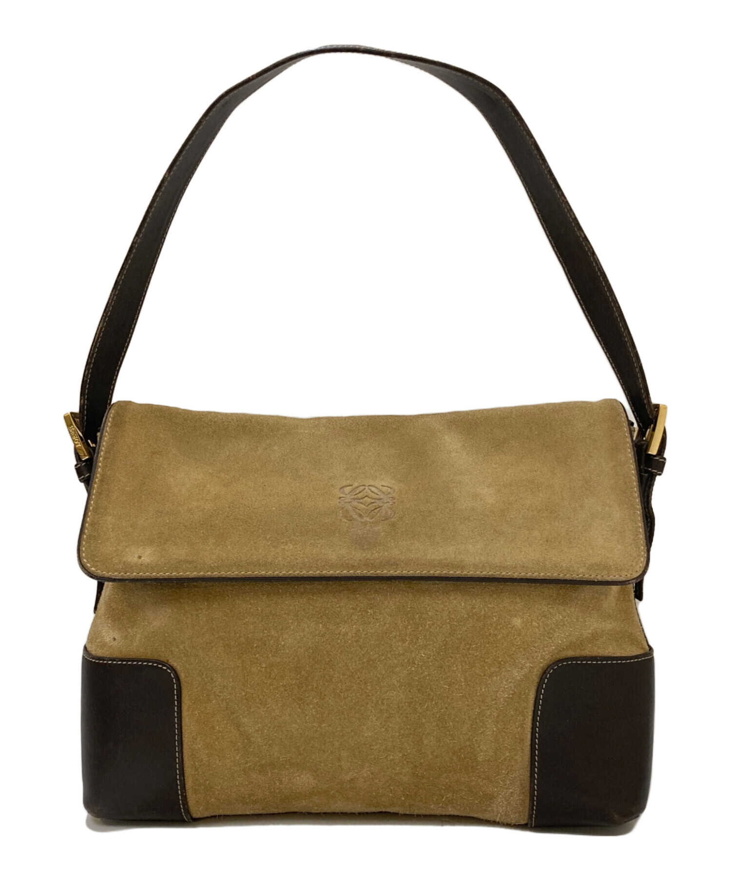 中古・古着通販】LOEWE (ロエベ) アナグラム スウェード切替 ワン