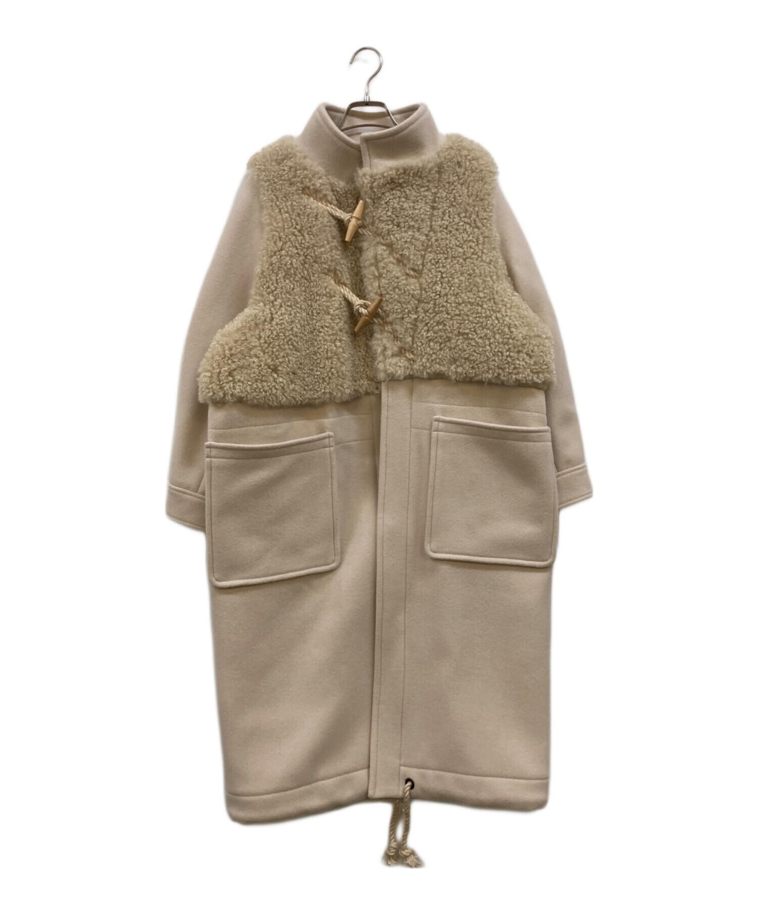 中古・古着通販】HYKE (ハイク) DOUBLE FACE FAUX SHEARLING DUFFEL 