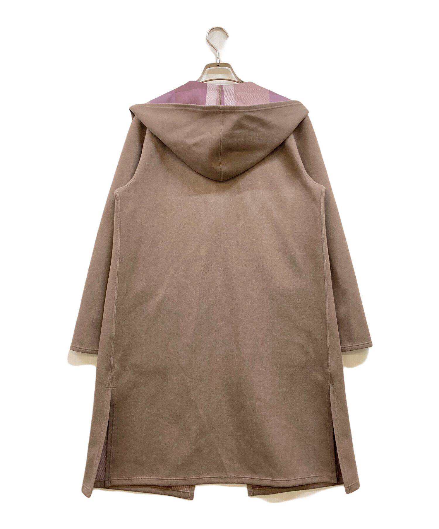 美品 ブルーレーベルクレストブリッジ ケープ ポンチョ リバーシブル M