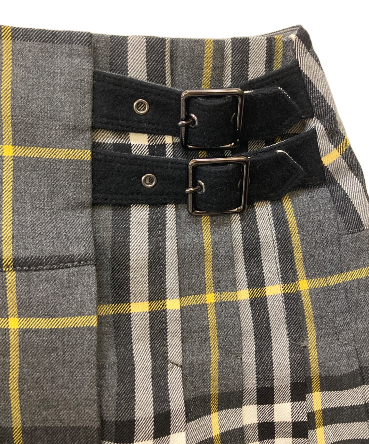 バーバリーブルーレーベル ノバチェック キュロットパンツ ミニスカート 36 中古・古着通販】BURBERRY BLUE LABEL (バーバリー ブルー レーベル