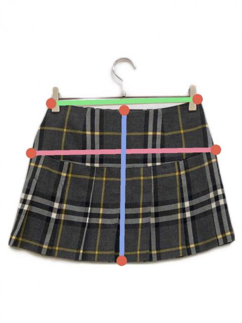 mikeneko バーバリーブルーレーベル　ミニスカート　36 中古・古着通販】BURBERRY BLUE LABEL (バーバリー ブルー レーベル