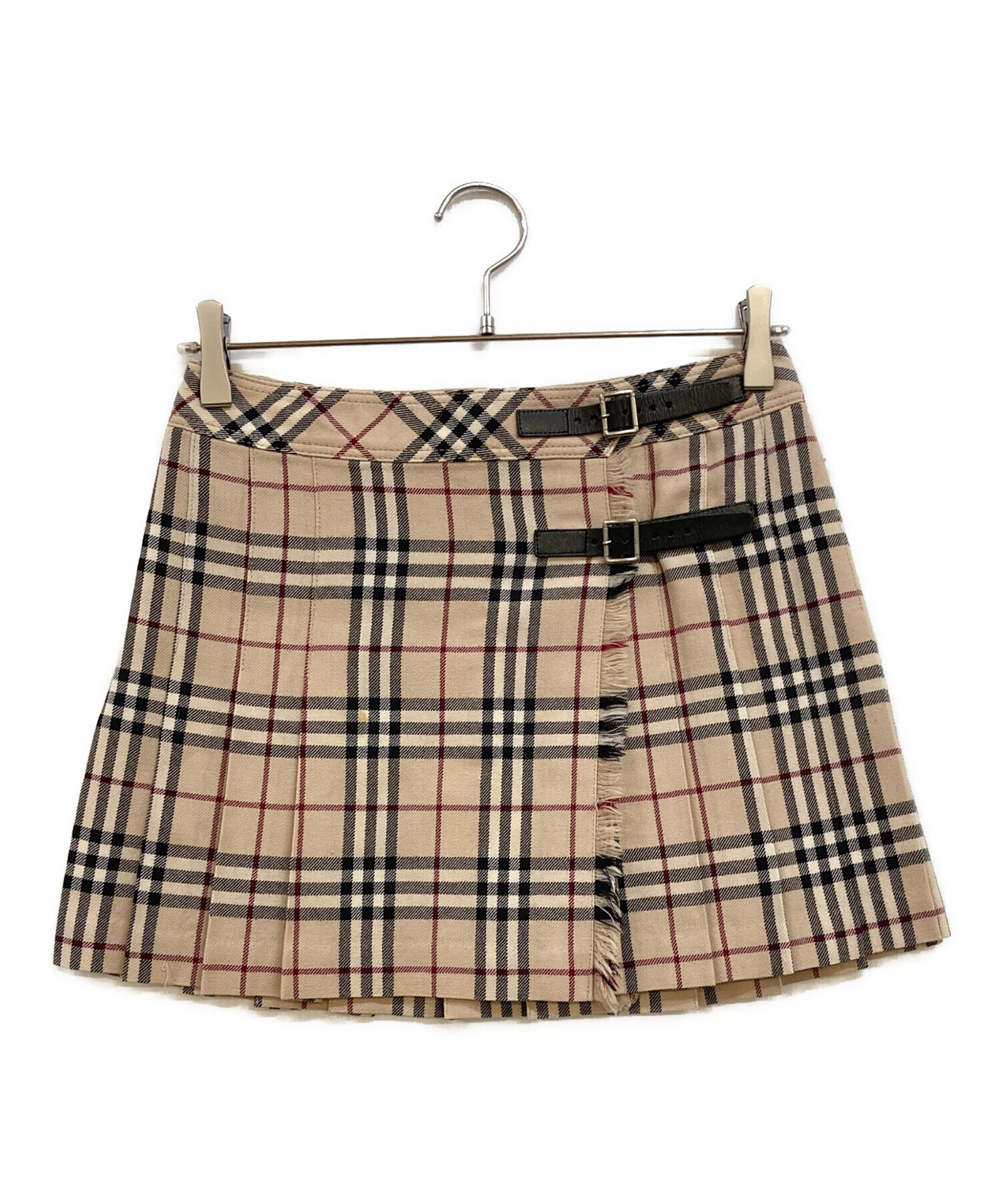 バーバリーブルーレーベル ノバチェック キュロットパンツ ミニスカート 36 中古・古着通販】BURBERRY BLUE LABEL (バーバリー ブルー レーベル