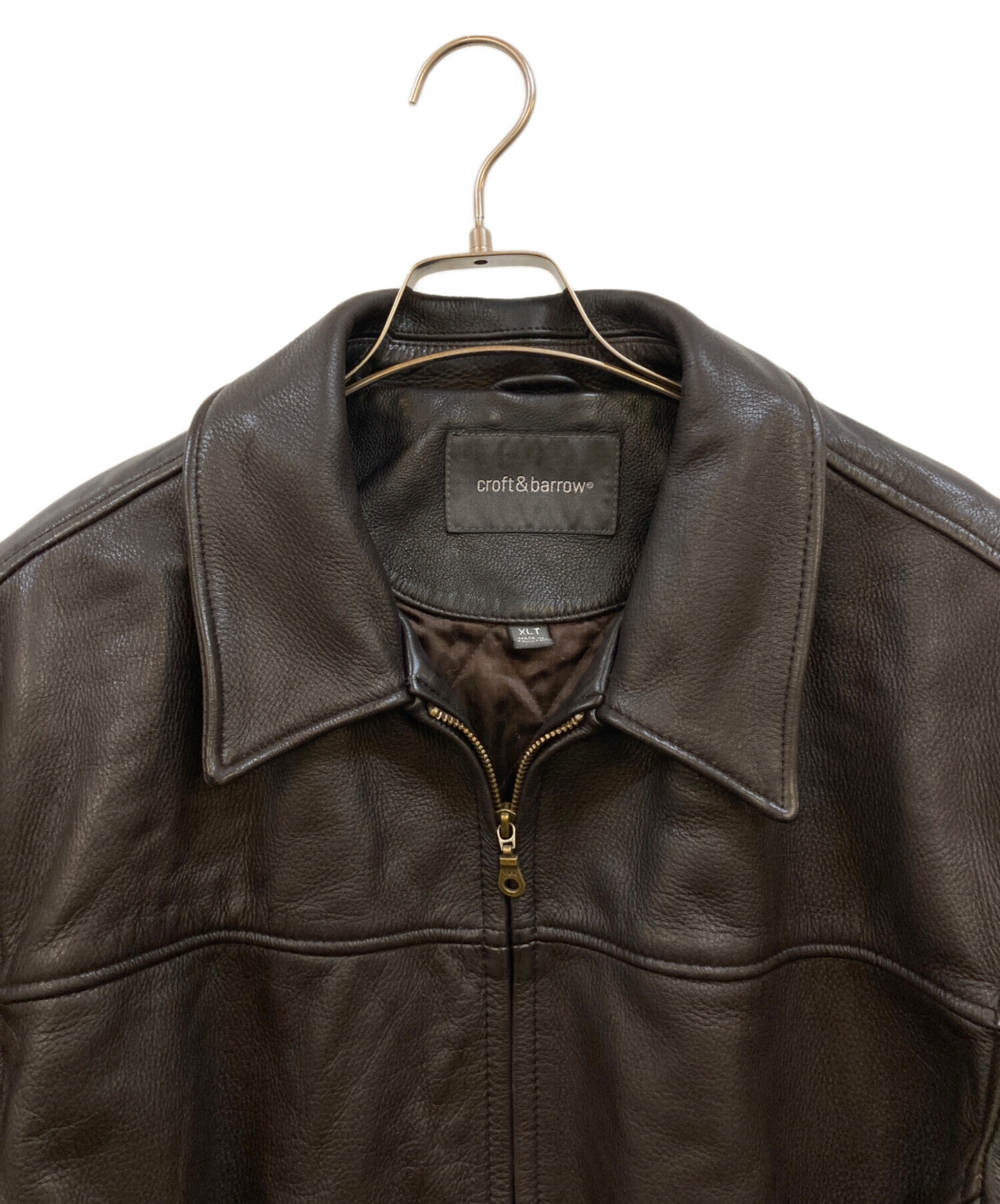 中古・古着通販】CROFT&BARROW (クロフトアンドバロー) レザー