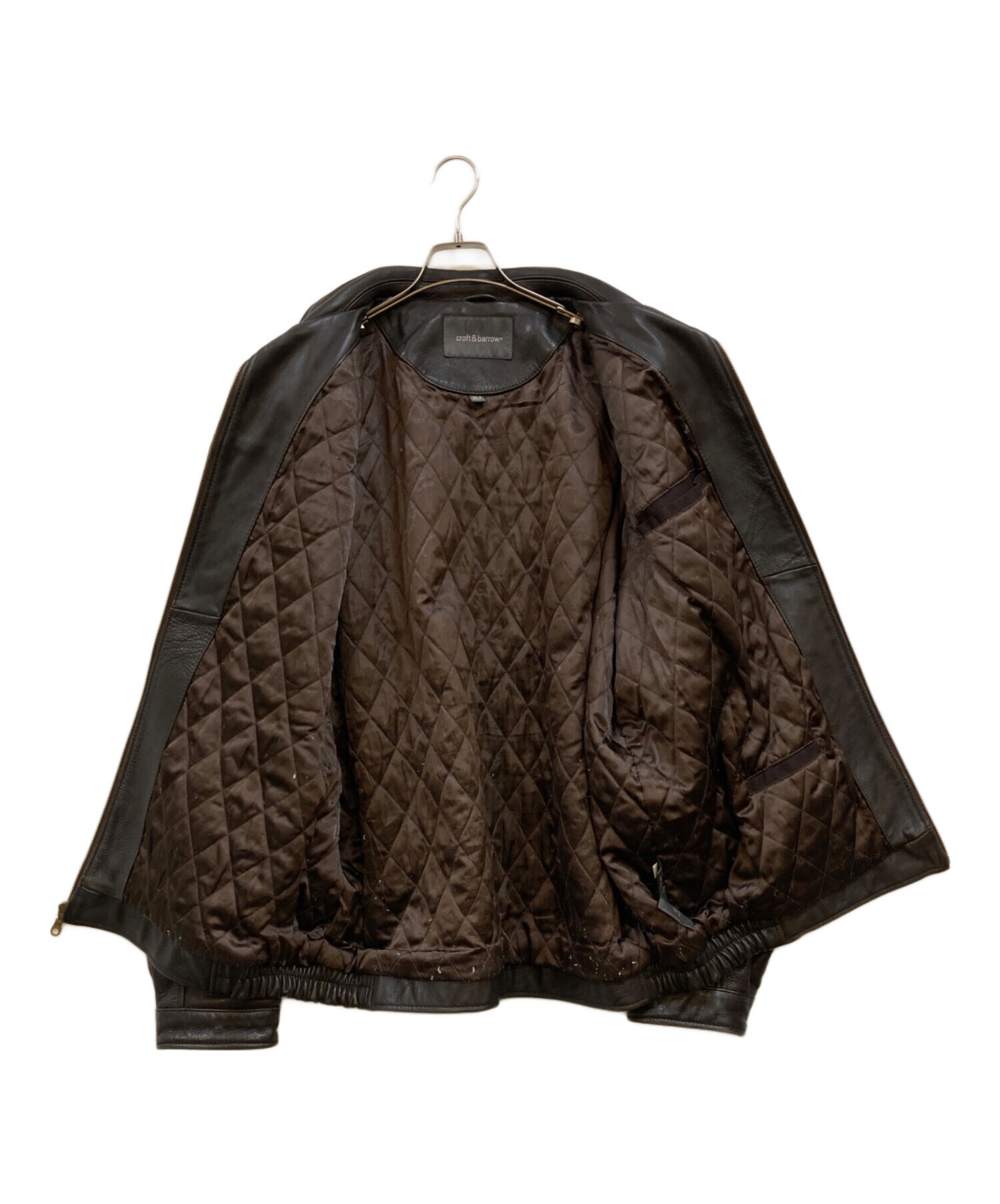 croft&barrow 本革　レザージャケット XL 古着　アメカジ Croft&Barrow LEATHER JACKET | ancient