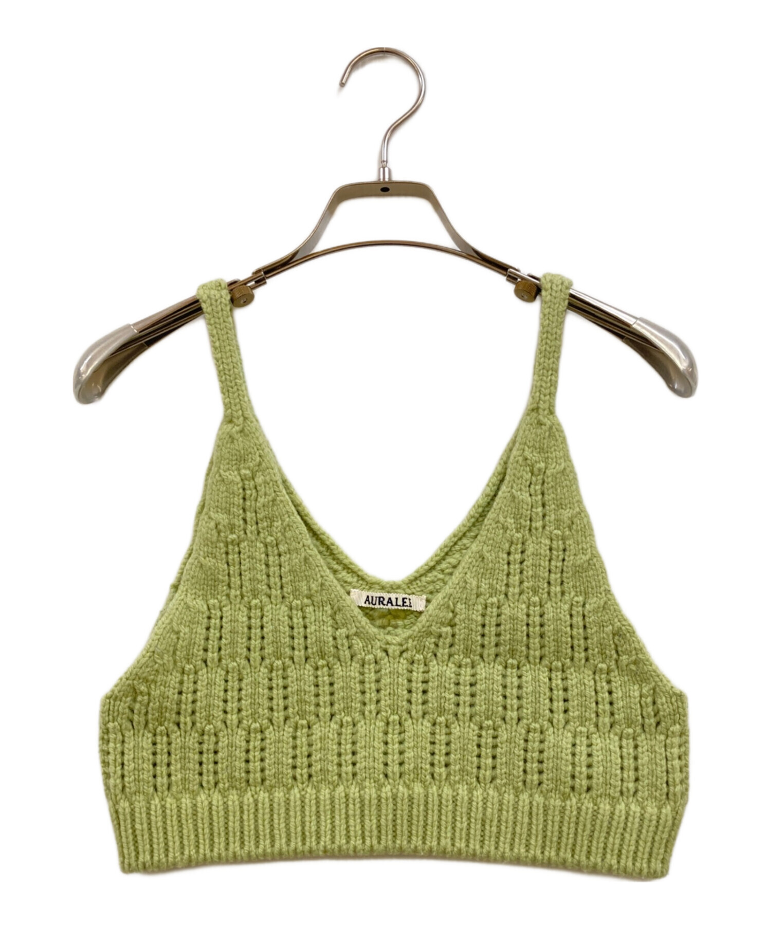 中古・古着通販】AURALEE (オーラリー) WOOL CORD RIB KNIT CAMISOLE 