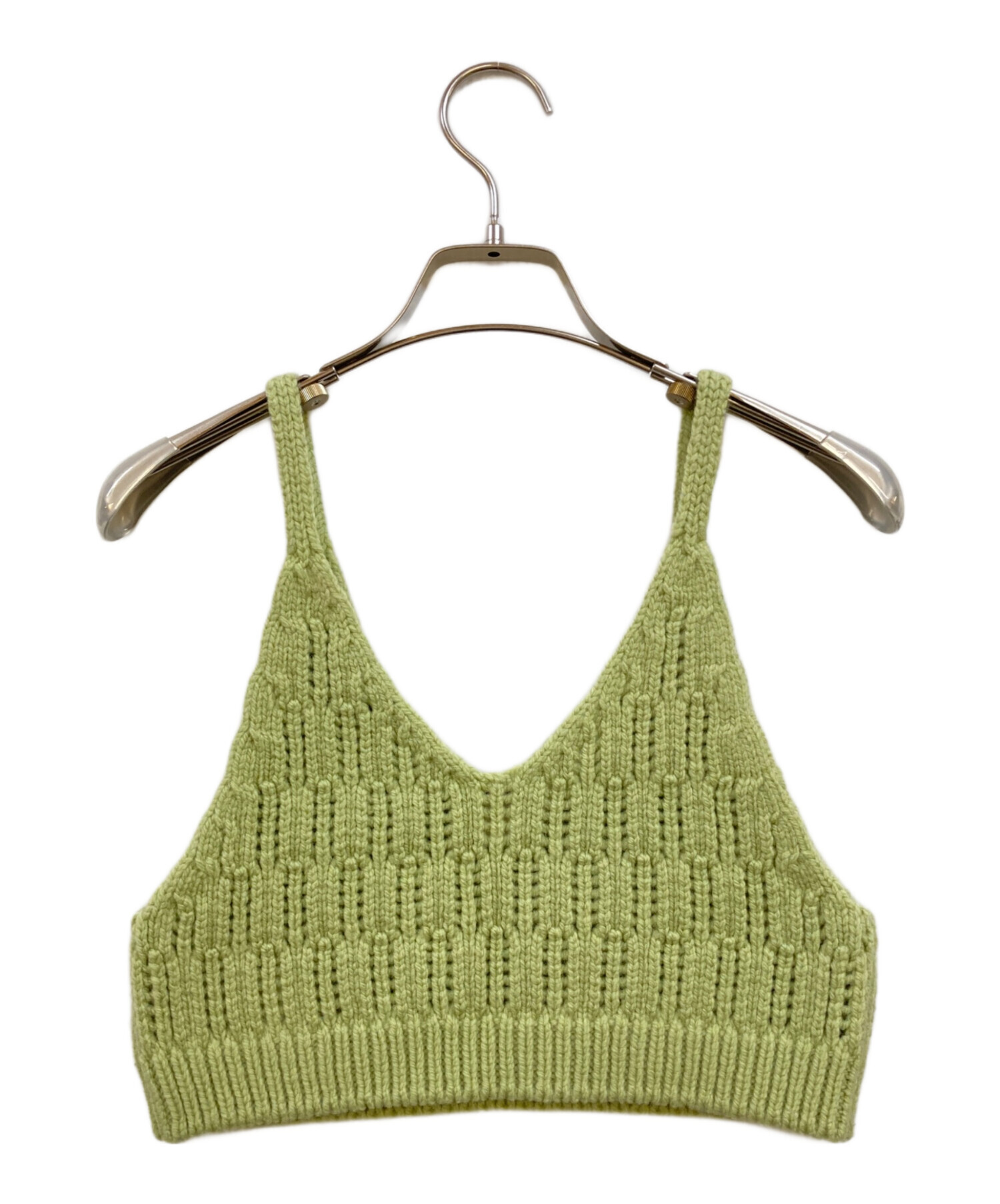 中古・古着通販】AURALEE (オーラリー) WOOL CORD RIB KNIT CAMISOLE