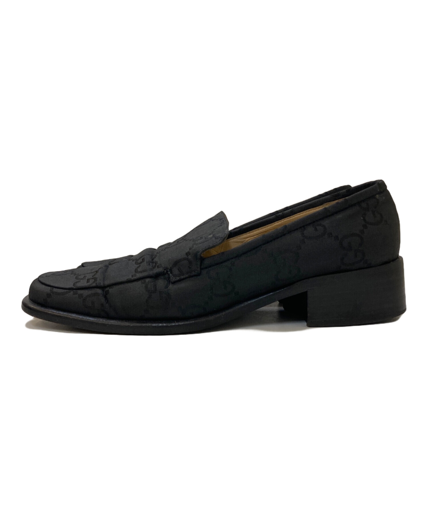 オンライン限定商品】 GUCCI ブラック スクエアトゥ ミュール 【公式通販】