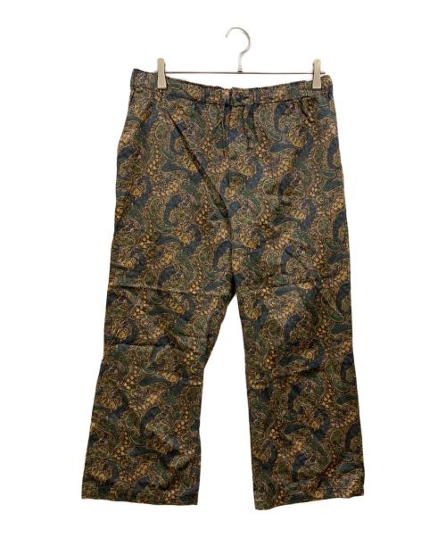 中古・古着通販】Needles (ニードルズ) 総柄パンツ グリーン サイズ:M