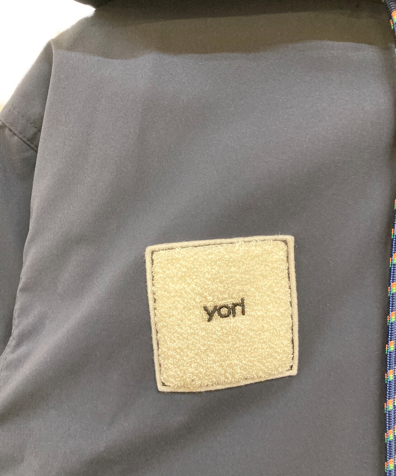 中古・古着通販】YORI (ヨリ) 撥水フェスパーカー ネイビー サイズ:36