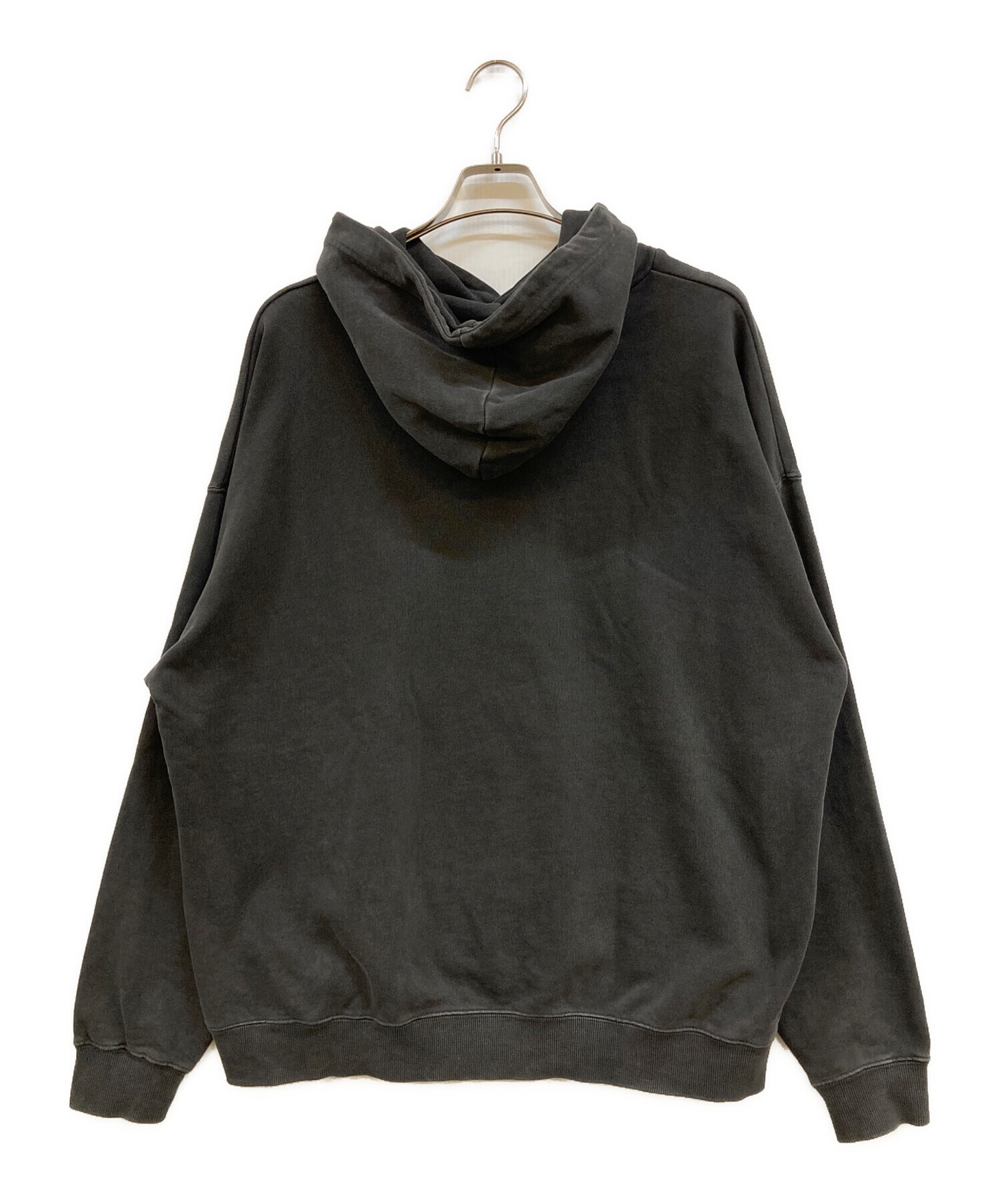 中古・古着通販】BLESSU (ブレスユー) pigment logo hoodie グレー