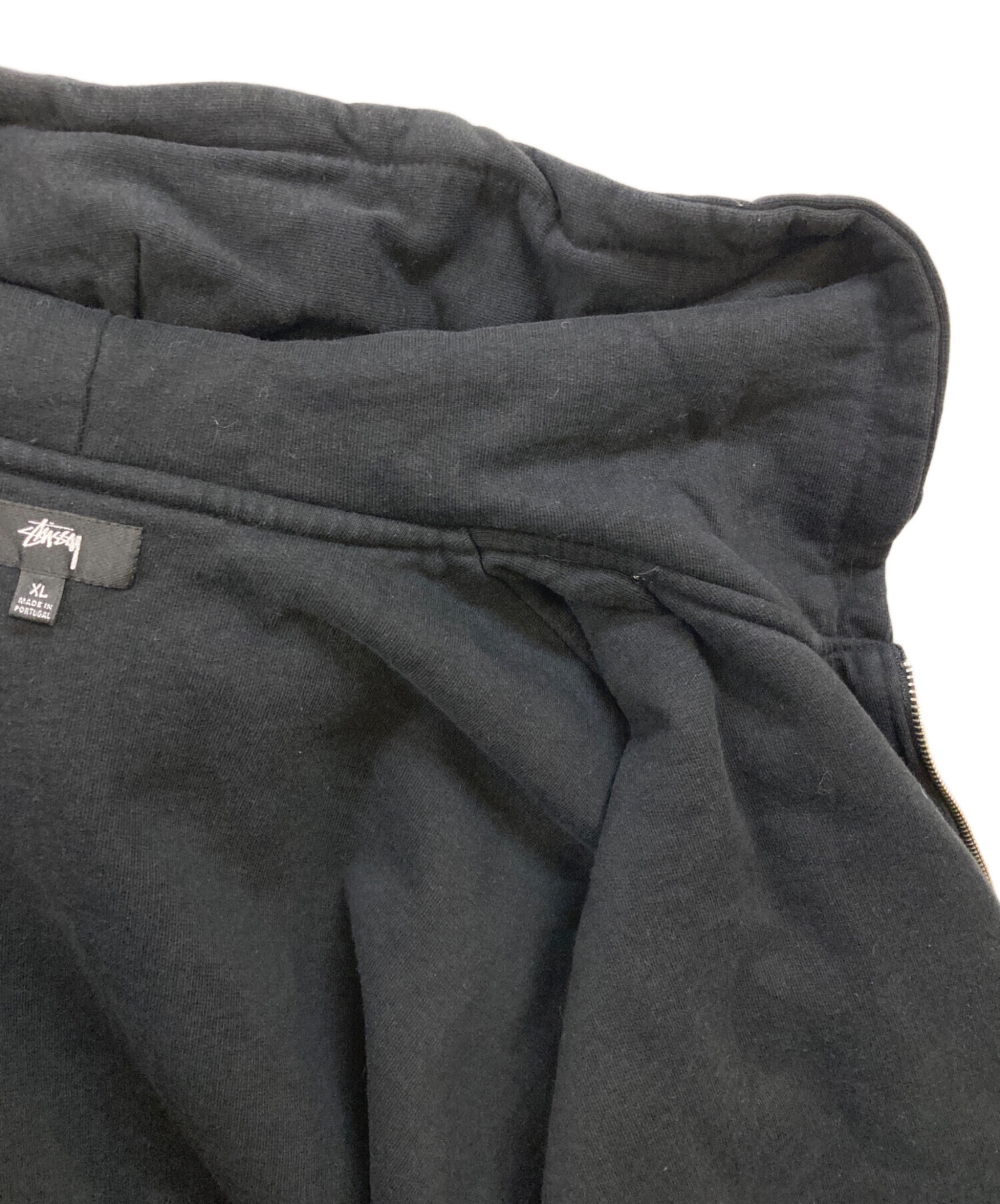 中古・古着通販】stussy (ステューシー) DOUBLE FACE LABEL ZIP HOODIE