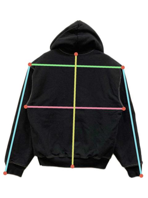 中古・古着通販】stussy (ステューシー) DOUBLE FACE LABEL ZIP HOODIE