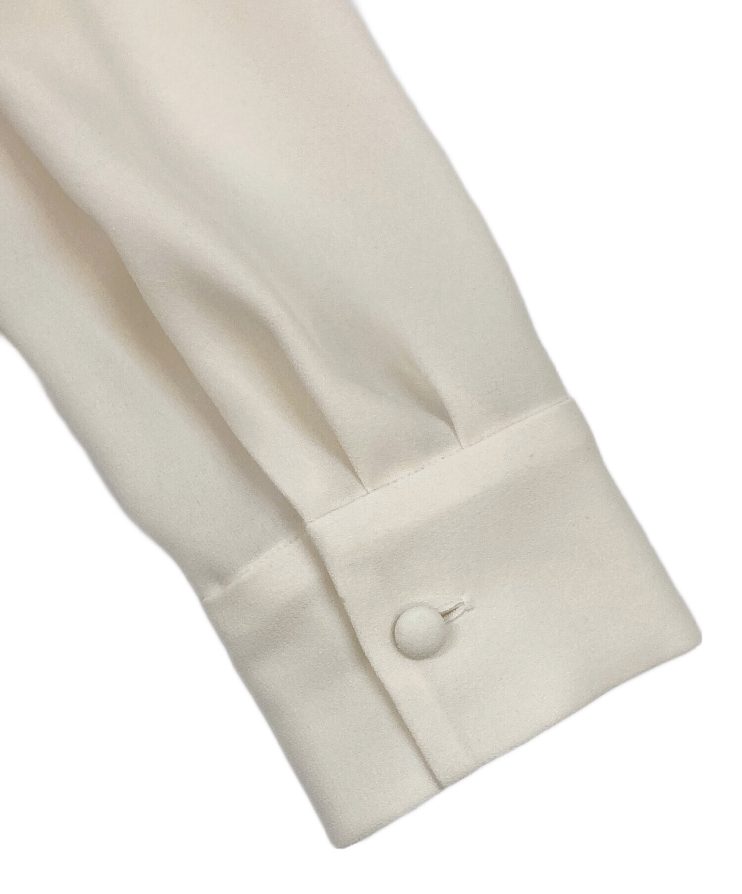 中古・古着通販】Col Pierrot (コルピエロ) Rollneck Blouse ホワイト 