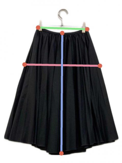 N°21 ヌメロヴェントゥーノ プリーツスカート 42 ブラック 定価約10万 中古・古着通販】N°21 (ヌメロヴェントゥーノ) ウールプリーツスカート