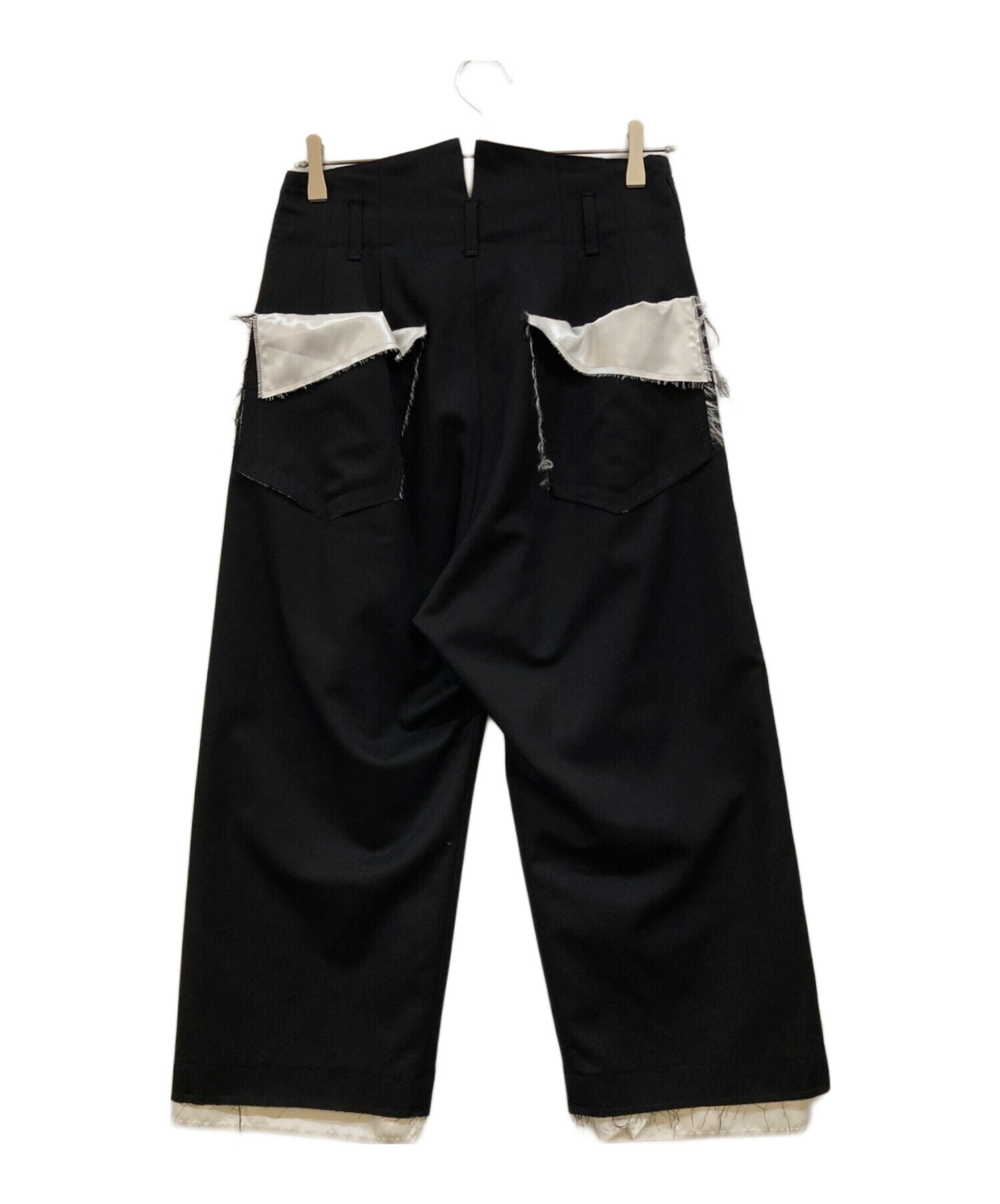 中古・古着通販】sulvam (サルバム) CLASSIC PANTS ブラック サイズ:S
