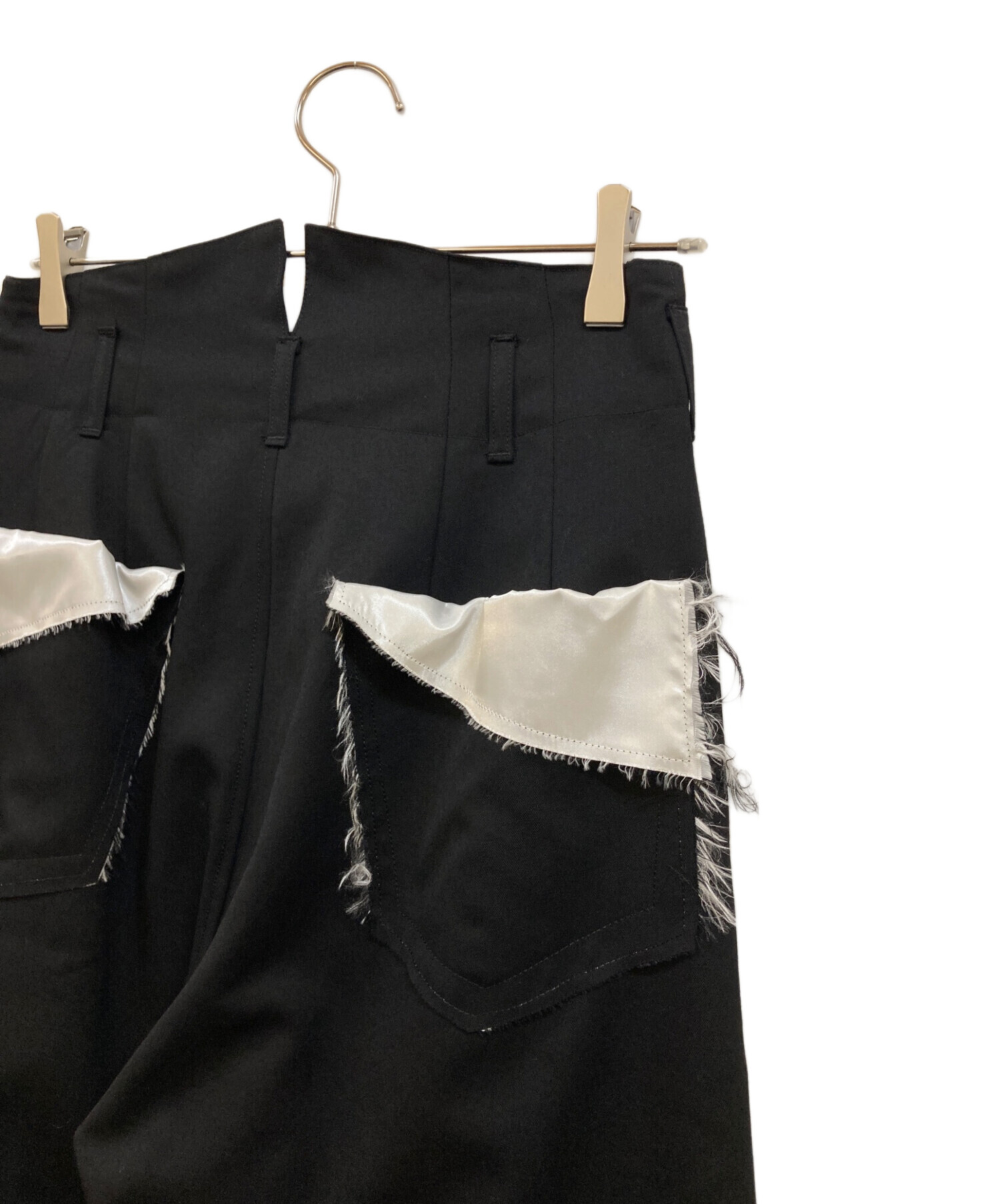 中古・古着通販】sulvam (サルバム) CLASSIC PANTS ブラック サイズ:S