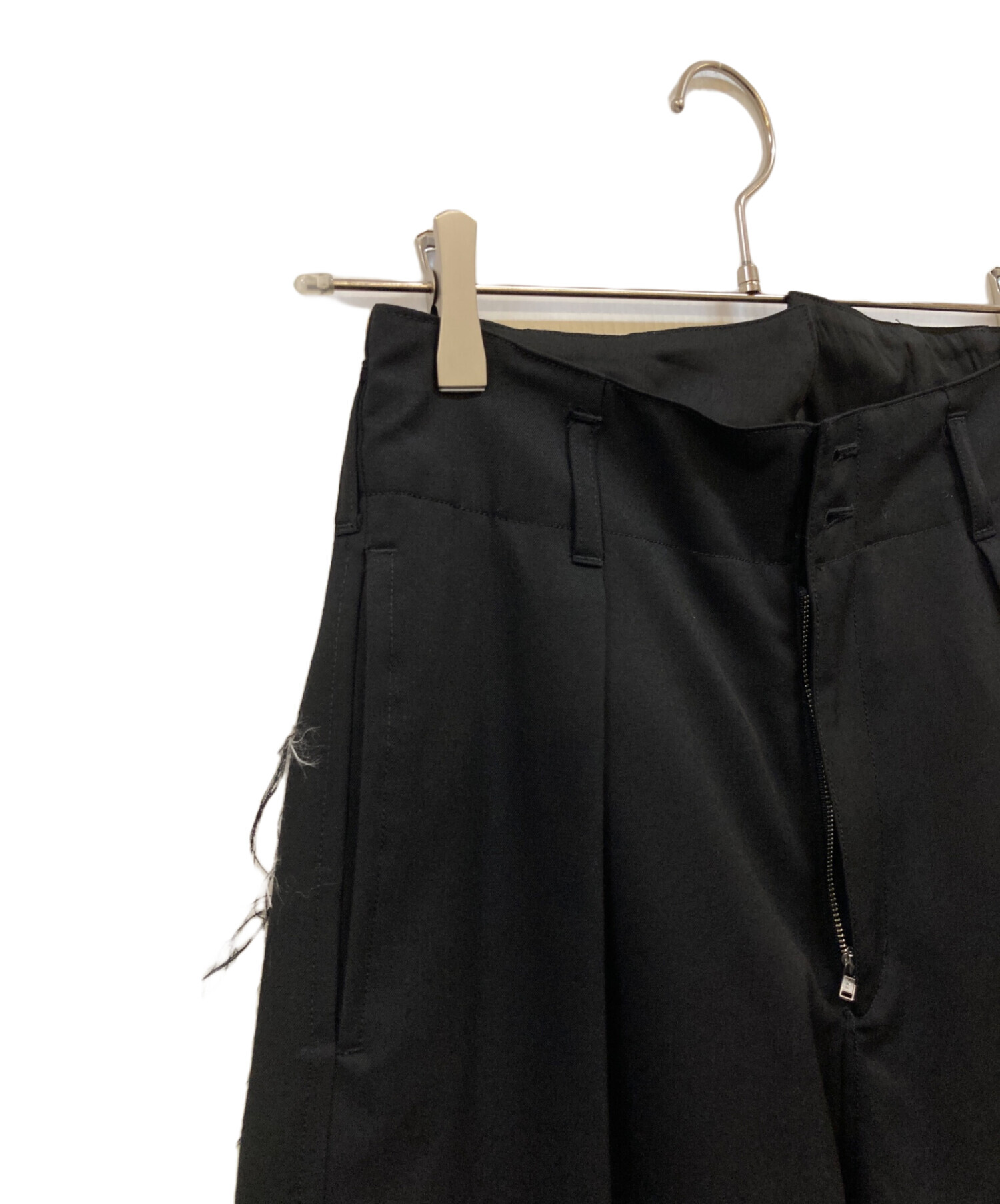 中古・古着通販】sulvam (サルバム) CLASSIC PANTS ブラック サイズ:S