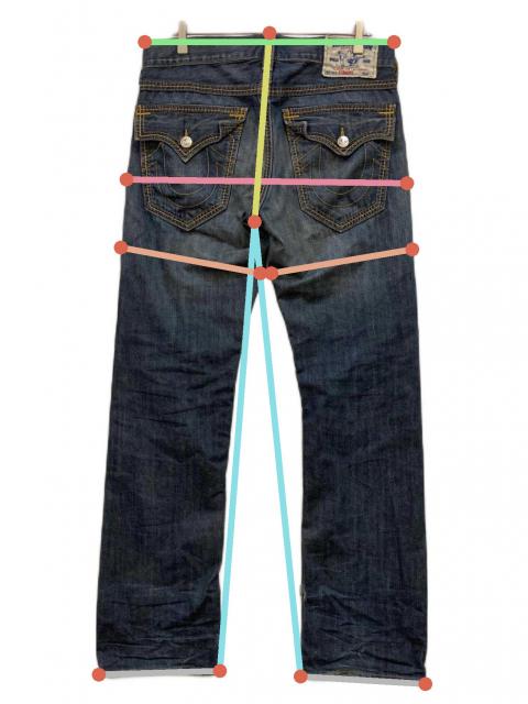 中古・古着通販】TRUE RELIGION (トゥルー レリジョン) デニムパンツ