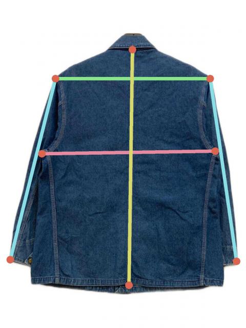 中古・古着通販】CarHartt (カーハート) カバーオール インディゴ