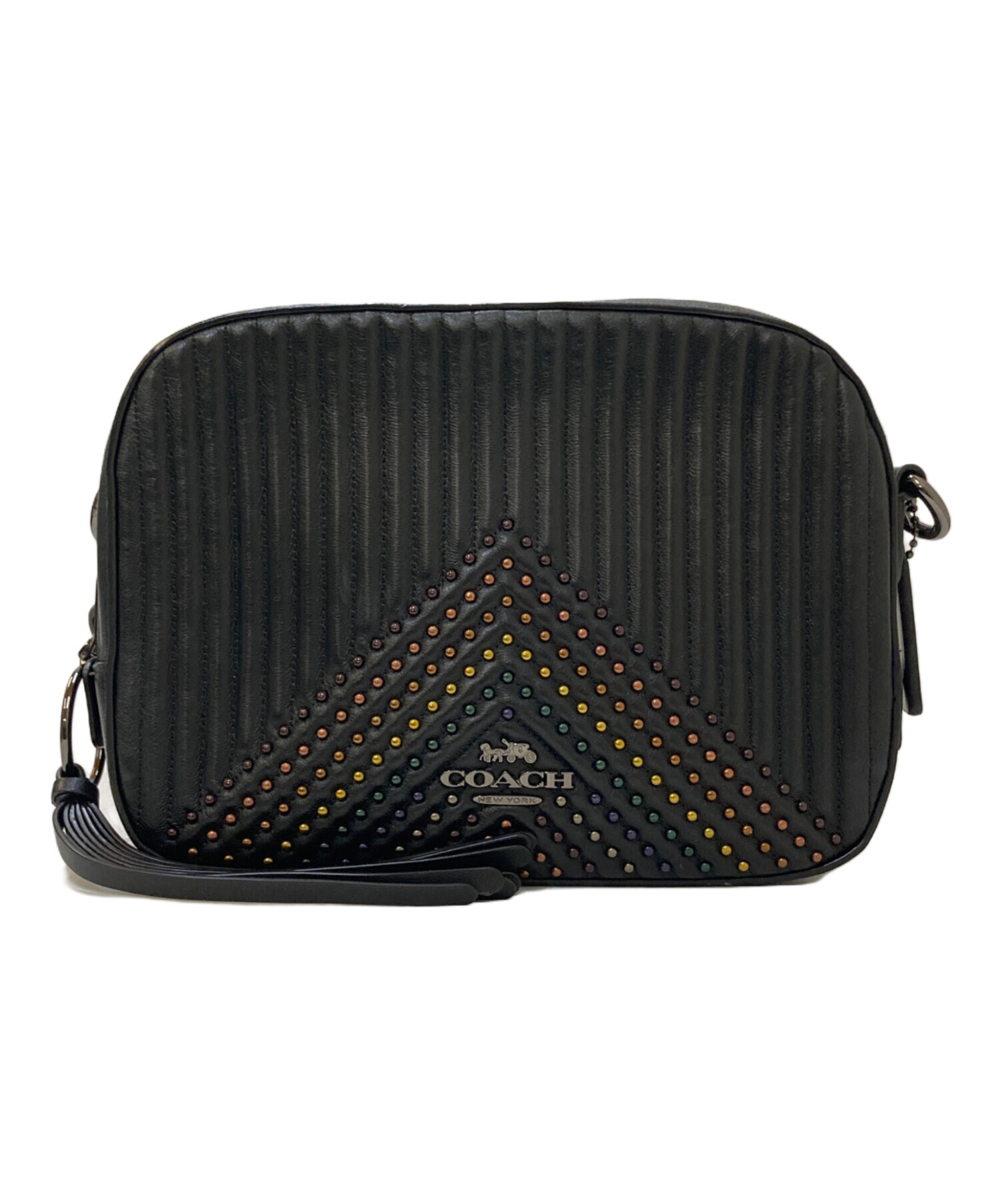 中古・古着通販】COACH (コーチ) ショルダーバッグ ブラック｜ブランド
