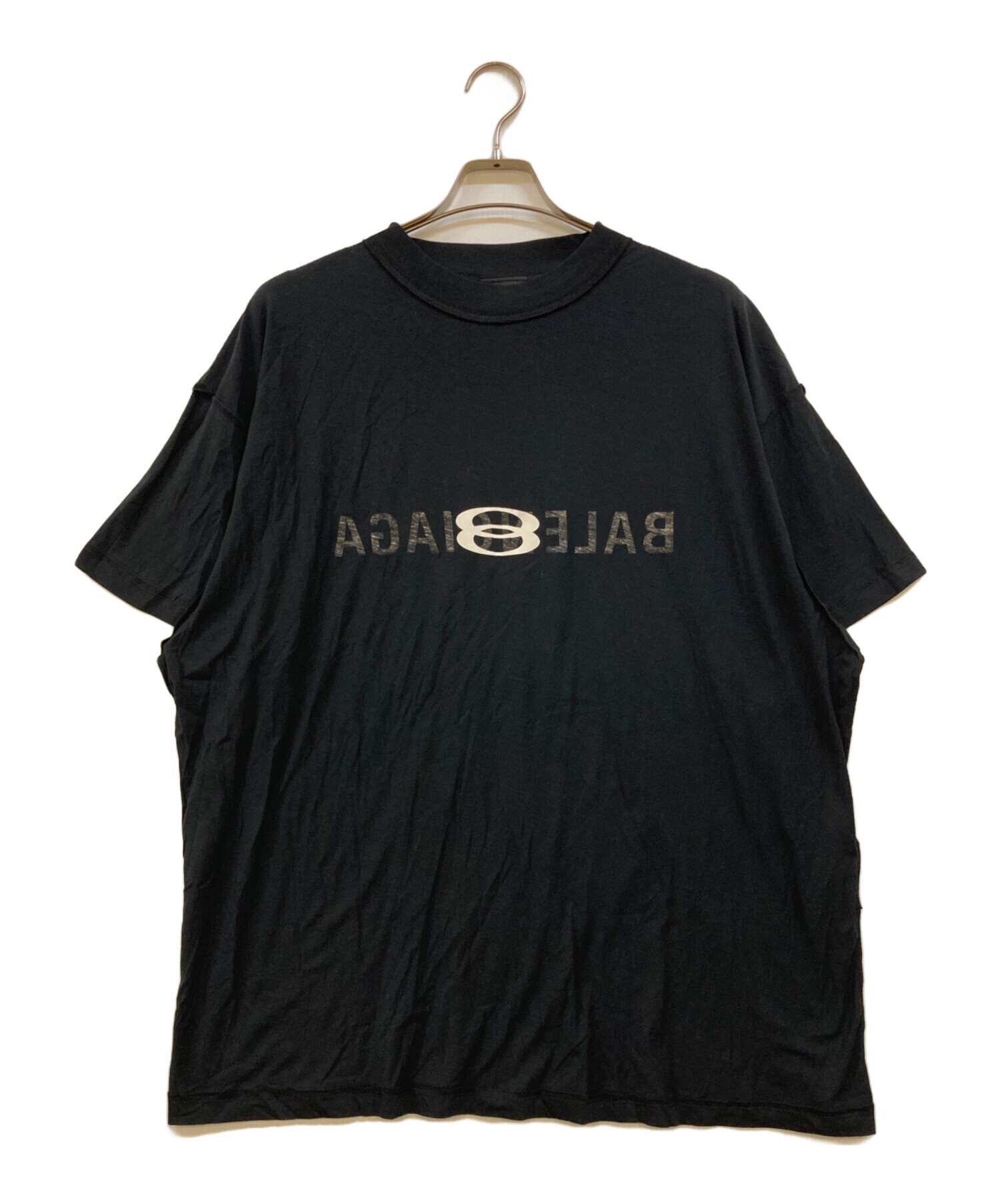 BALENCIAGA ロゴ Tシャツ ブラック BALENCIAGA Tシャツ | バレンシアガ