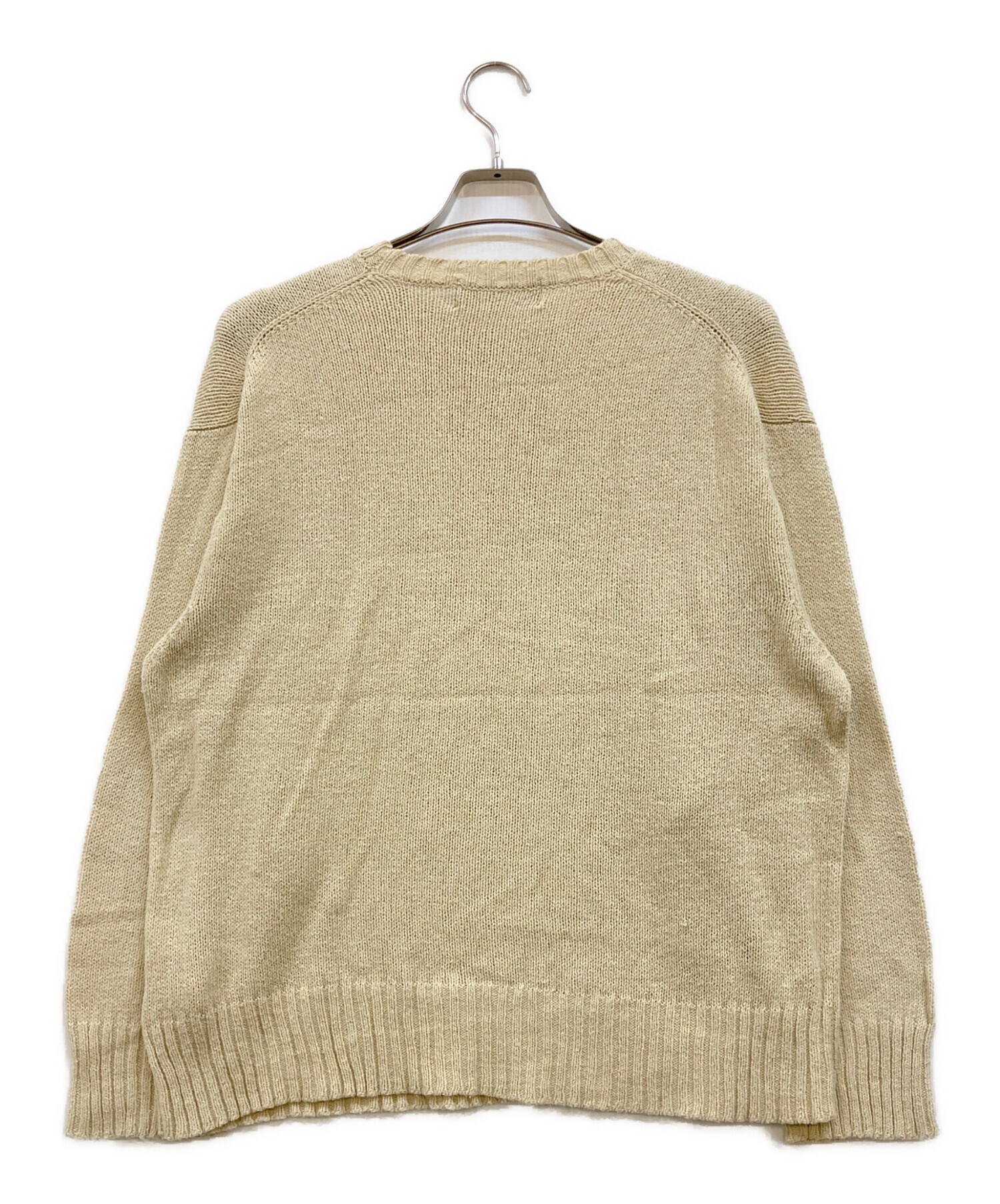 COMME des GARCONS ニット・セーター XS ベージュ 【古着】【中古】【送料無料】 中古・古着通販】COMME des GARCONS HOMME (コムデギャルソン オム