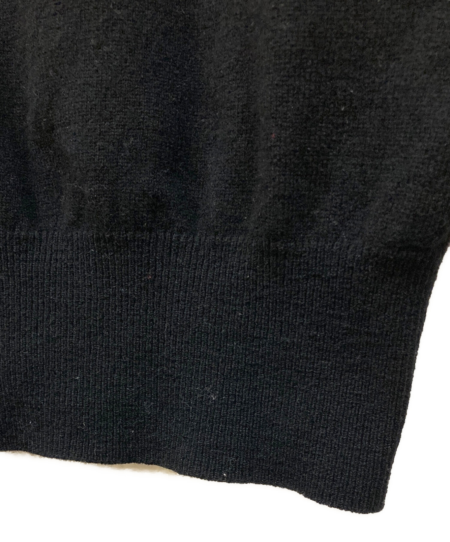 COMME des GARÇONS HOMME ニットポロ 田中オム ブラック 中古・古着通販】COMME des GARCONS HOMME (コムデギャルソン オム