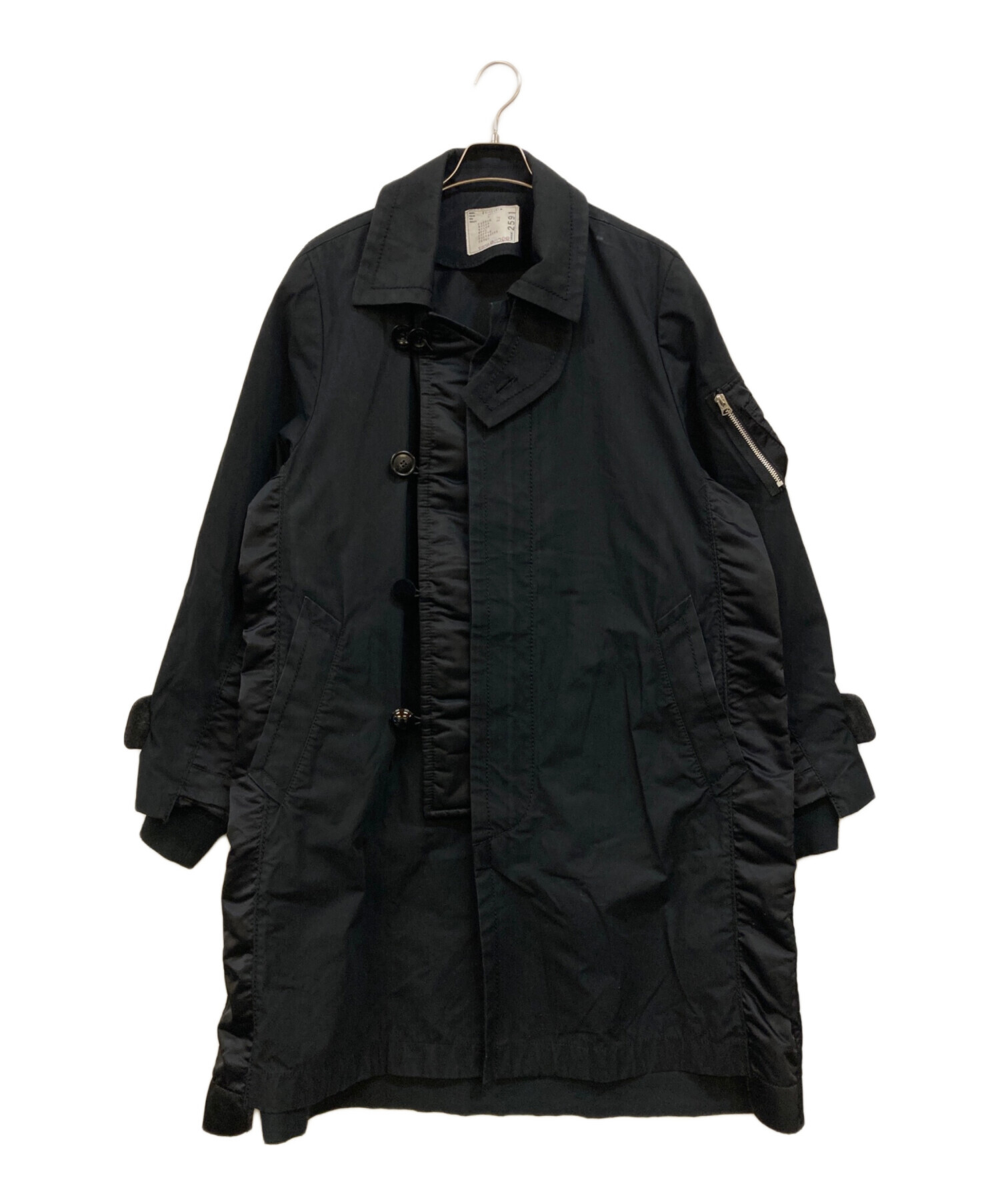 中古・古着通販】sacai (サカイ) Cotton Oxford Coat ブラック サイズ