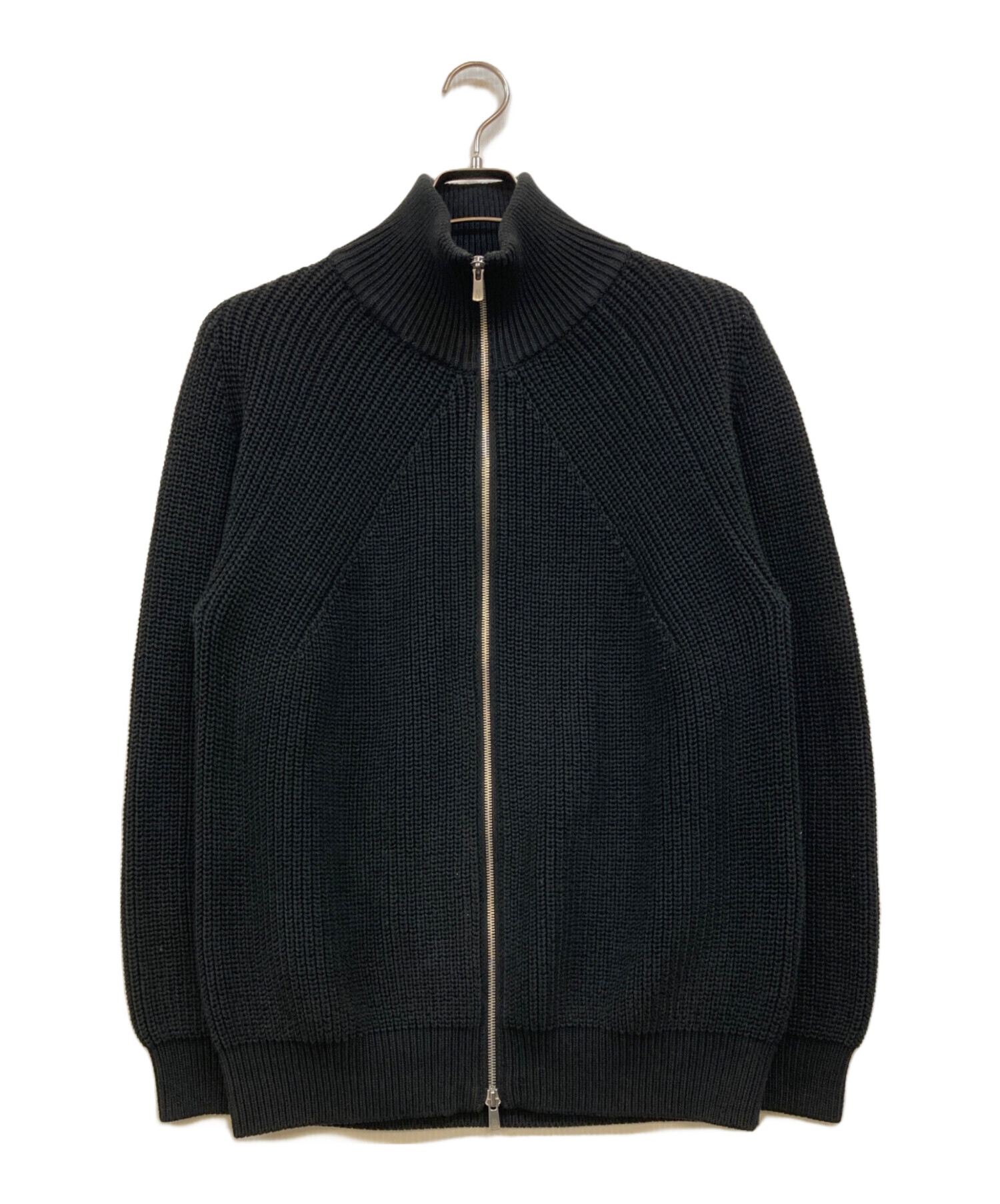 【美品】  BATONER / バトナー | 2023AW | DS KNIT ウール ドライバーズ ニット ジップカーディガン | F | ブラック | レディース BATONER 23AW 1st delivery!!さらに4型発売!! | andPheb Staff Blog
