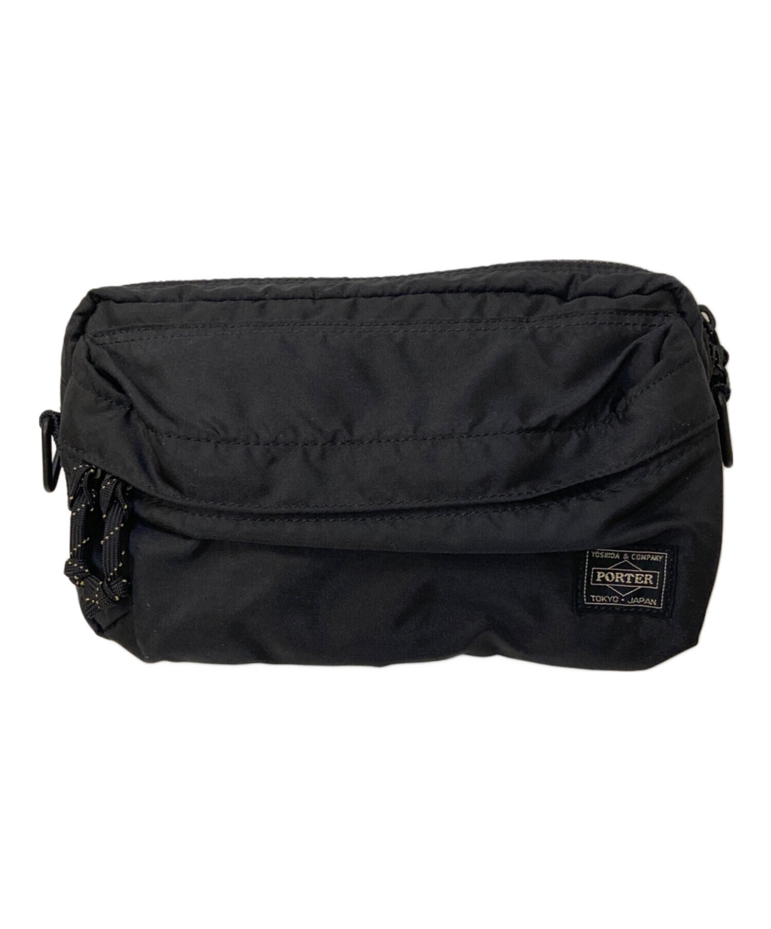 中古・古着通販】PORTER (ポーター) FORCE 2WAY WAIST BAG ブラック