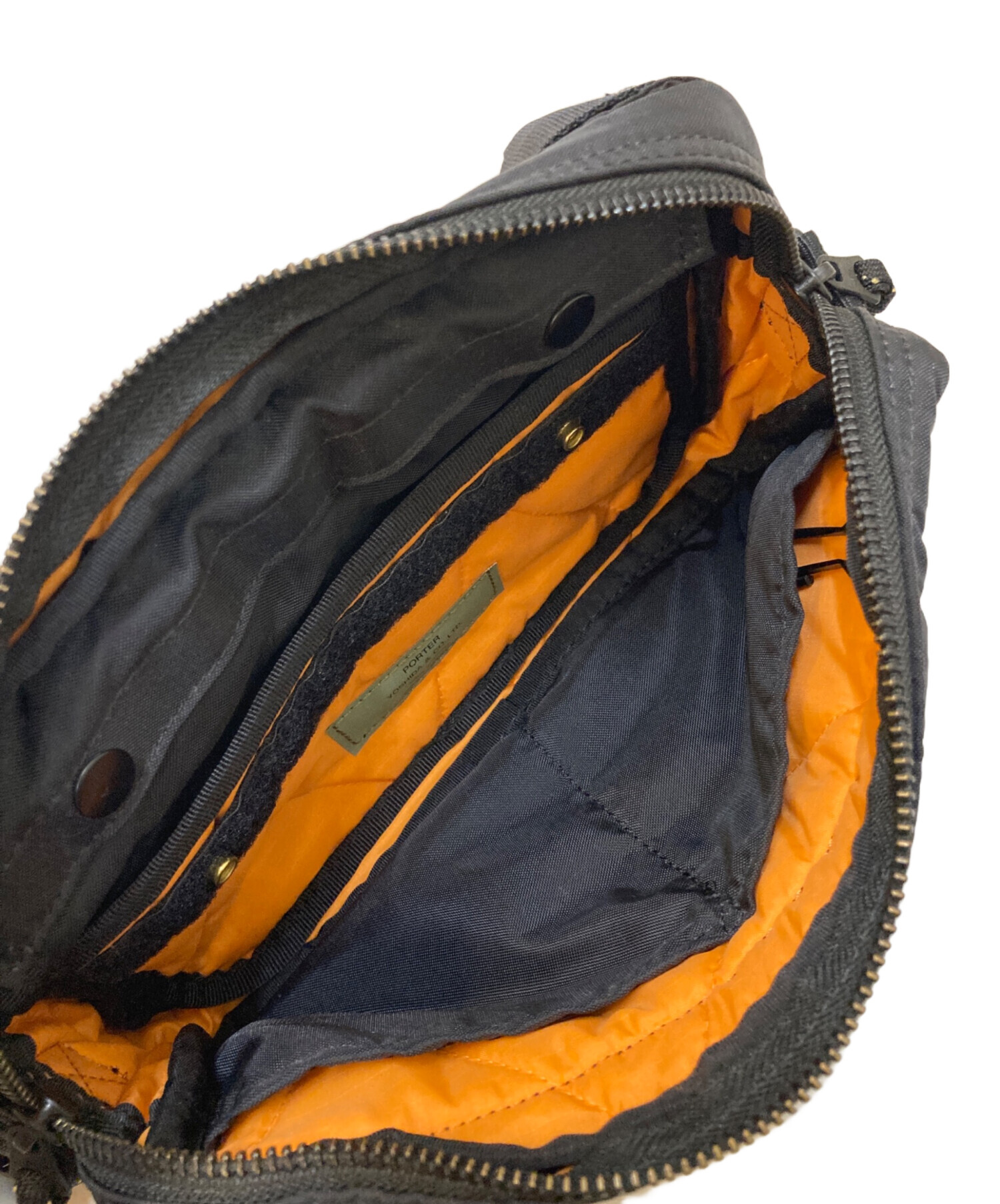 中古・古着通販】PORTER (ポーター) FORCE 2WAY WAIST BAG ブラック 