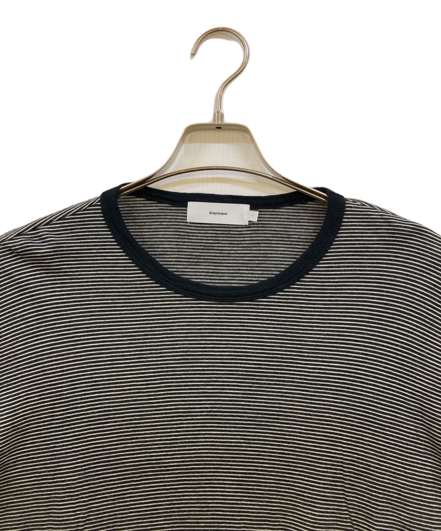中古・古着通販】Graphpaper (グラフペーパー) Wool Border L/S Tee 