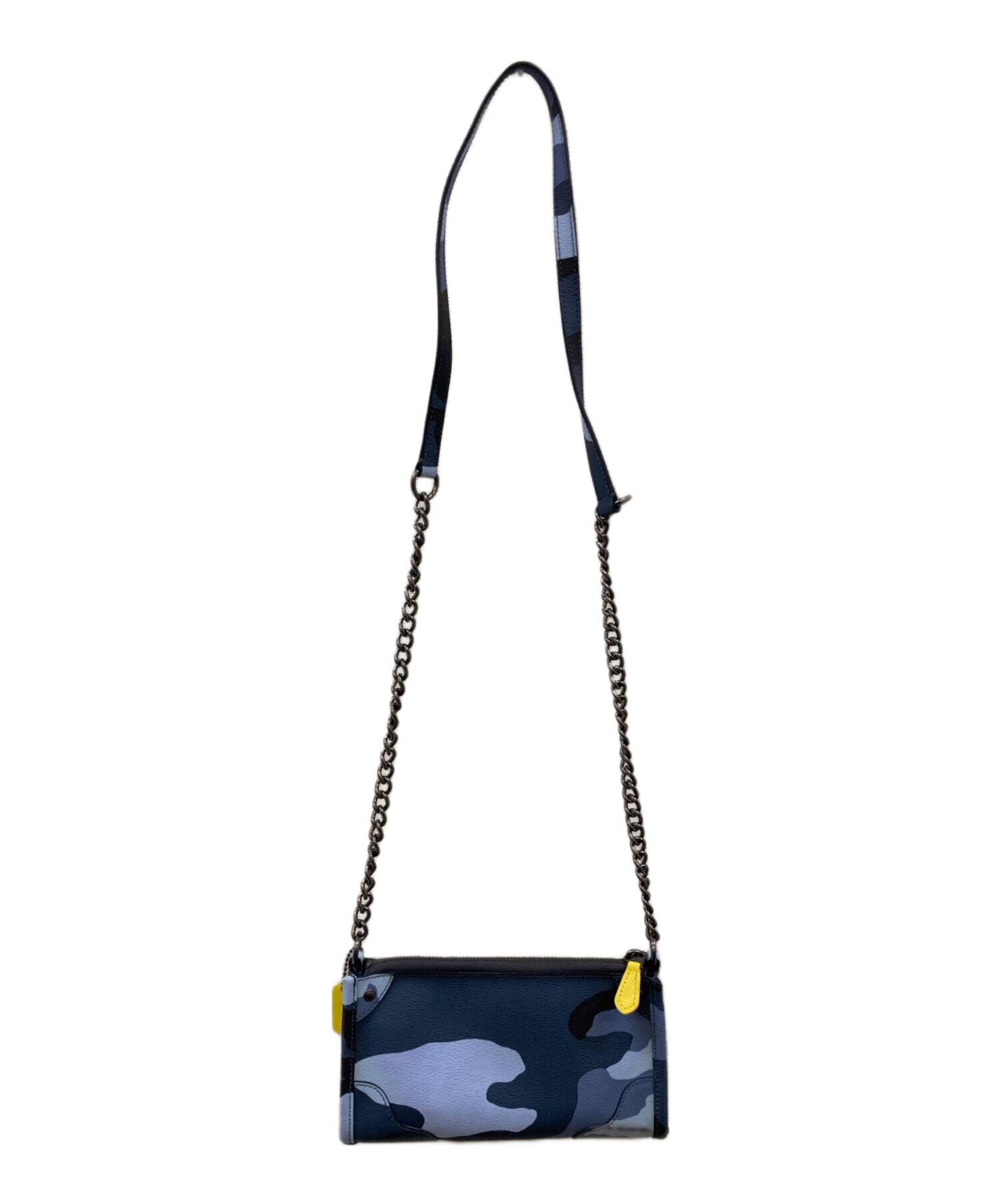 中古・古着通販】COACH (コーチ) カモフラチェーンショルダーバッグ