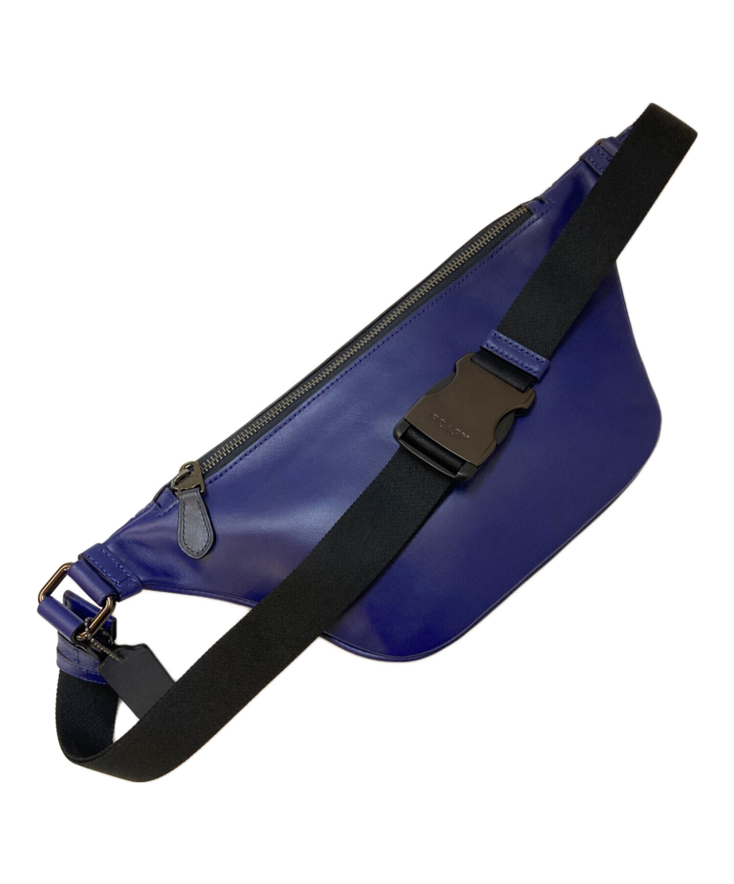 希少　COACH　bodybag ヘリテージ　カーフレザー　ターンロック　コーチ 中古・古着通販】COACH (コーチ) ターンロック ボディバッグ ブルー