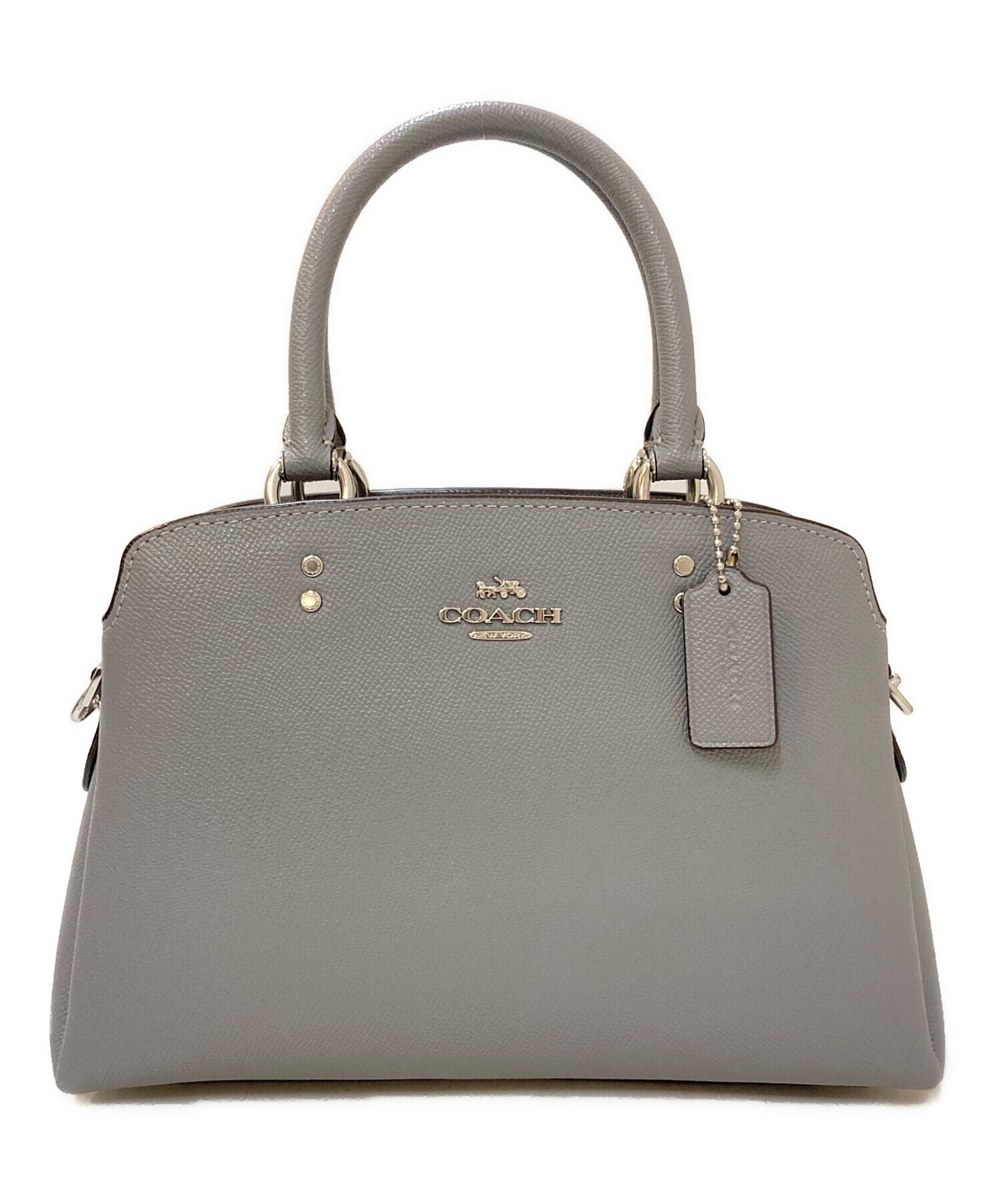 中古・古着通販】COACH (コーチ) 2WAY ショルダーバッグ グレー 