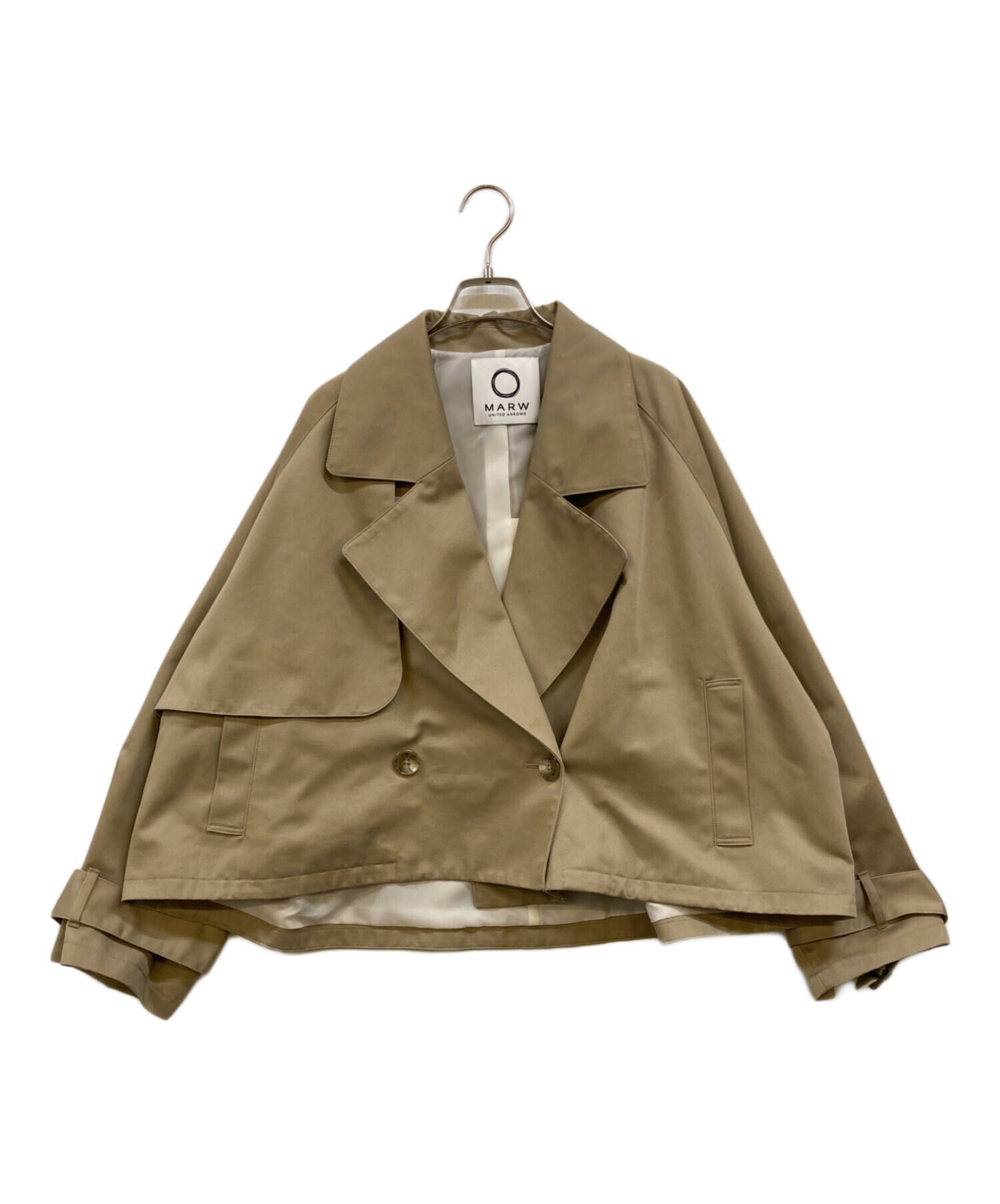 マルゥユナイテッドアローズ　ショートトレンチ 中古・古着通販】MARW UNITED ARROWS (マルゥ ユナイテッドアローズ
