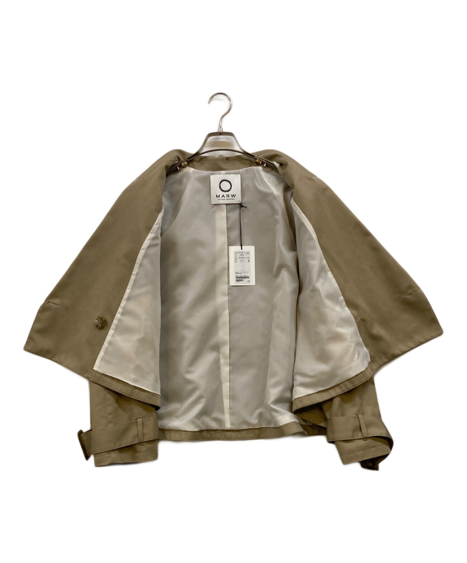 2024✨MARW UNITED ARROWS ショートトレンチコート 春先◎ MARW UNITED ARROWS ショートトレンチコート - メルカリ