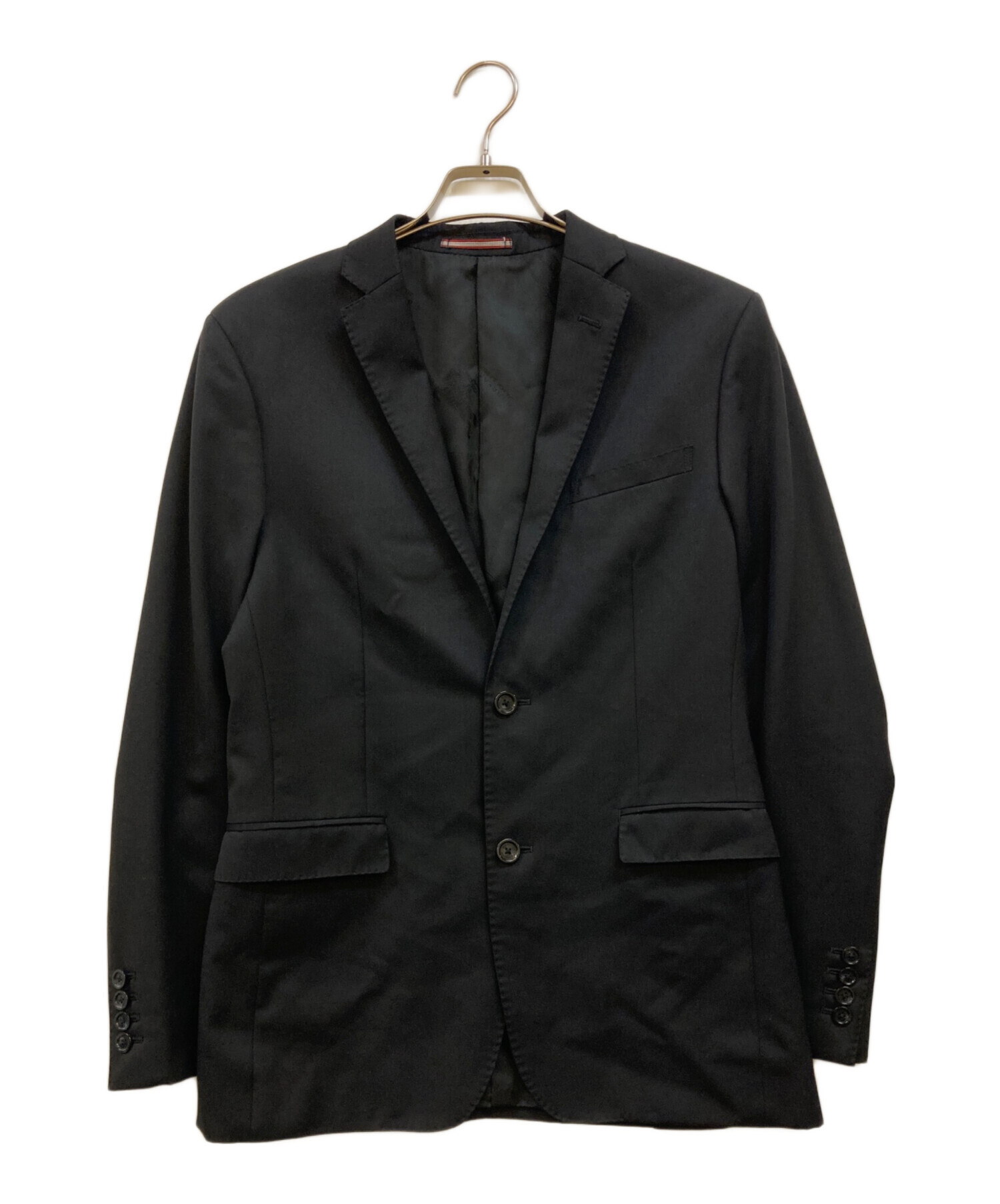 BURBERRY BLACK LABEL スーツ 3ピース 38 R M 黒 美品 バーバリーブラックレーベル スリーピーススーツ メンズ SIZE 38L