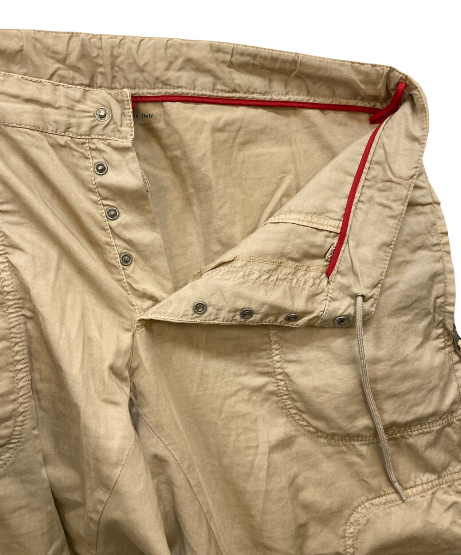 ジ*ン様 prada sport パンツ PRADA SPORT(プラダスポーツ) 00's Hem zip logo tech pants 裾 ジップ